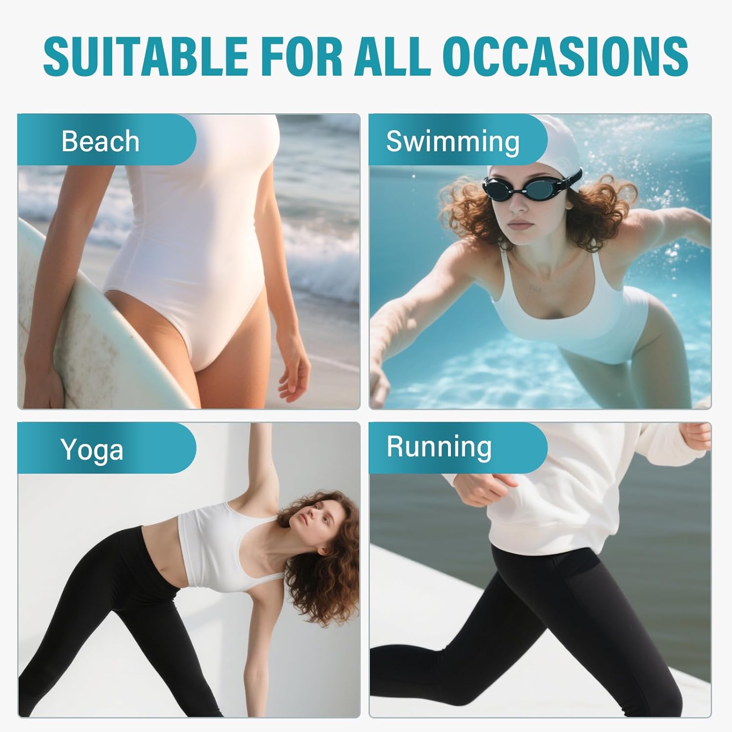 Camel Toe Concealer, Seamless Camel Toe Hider for Women, Reusable Anti Camel Toe Insert for Swimsuits, Leggings, Bikini &Tight Clothes, Waterproof, Soft, Easy to Clean, 4PCS - Image 4