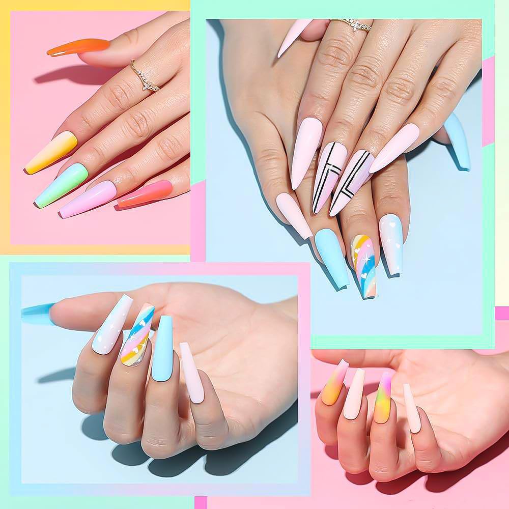CANNI CC2 Gel Nail Polish Set, 30 Pcs 9ml White Pink Nude Blue Pastel Gel Polish Kit Soak Off LED Natural Nail Polish Set Nail Art Starter Manicure Salon DIY at Home - Image 5