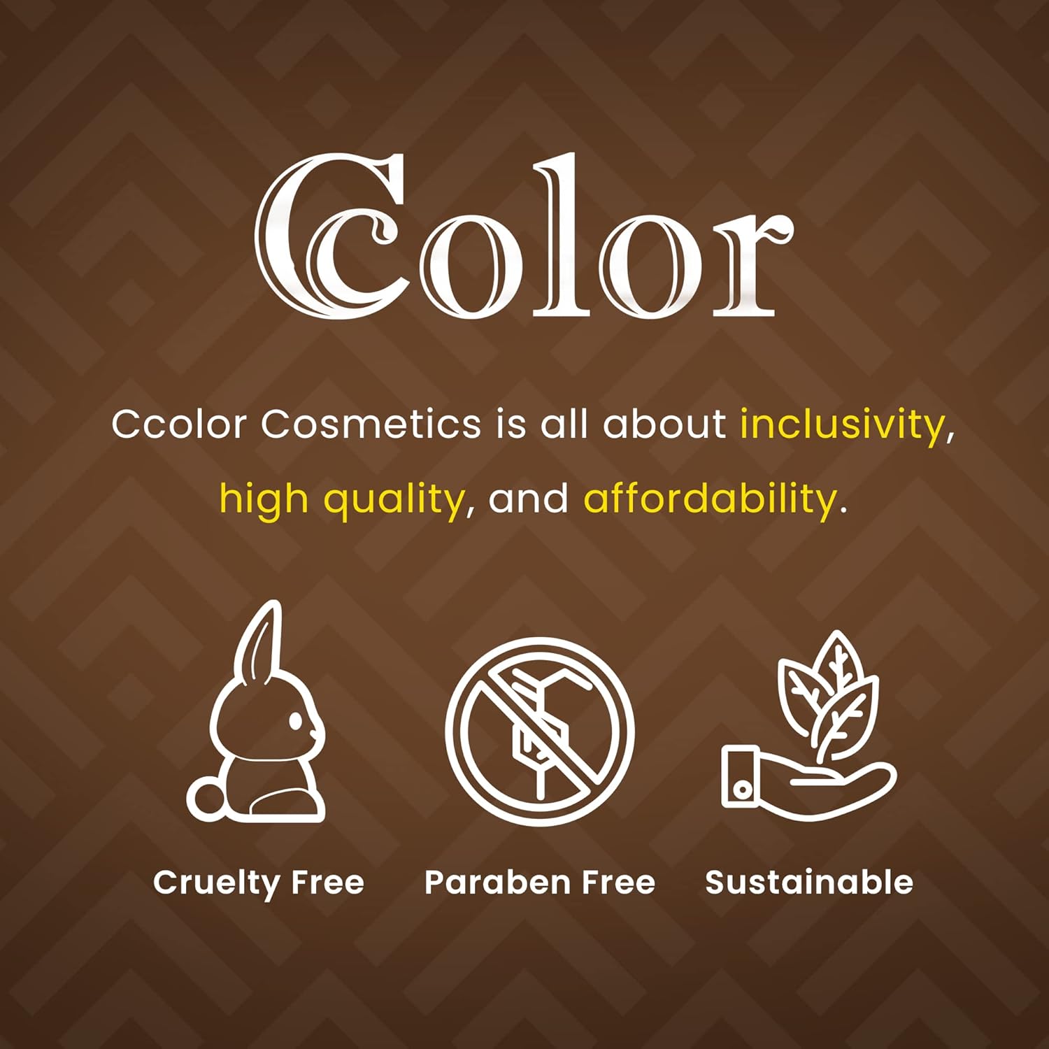 Ccolor Cosmetics - Matte Natural, 9-Color Eyeshadow Palette Matte Finish, Highly Pigmented Eye Shadow Makeup, Long-Wearing Eye Palette, Eye Makeup Kit with Easy-to-Blend Neutral Shades - Image 8