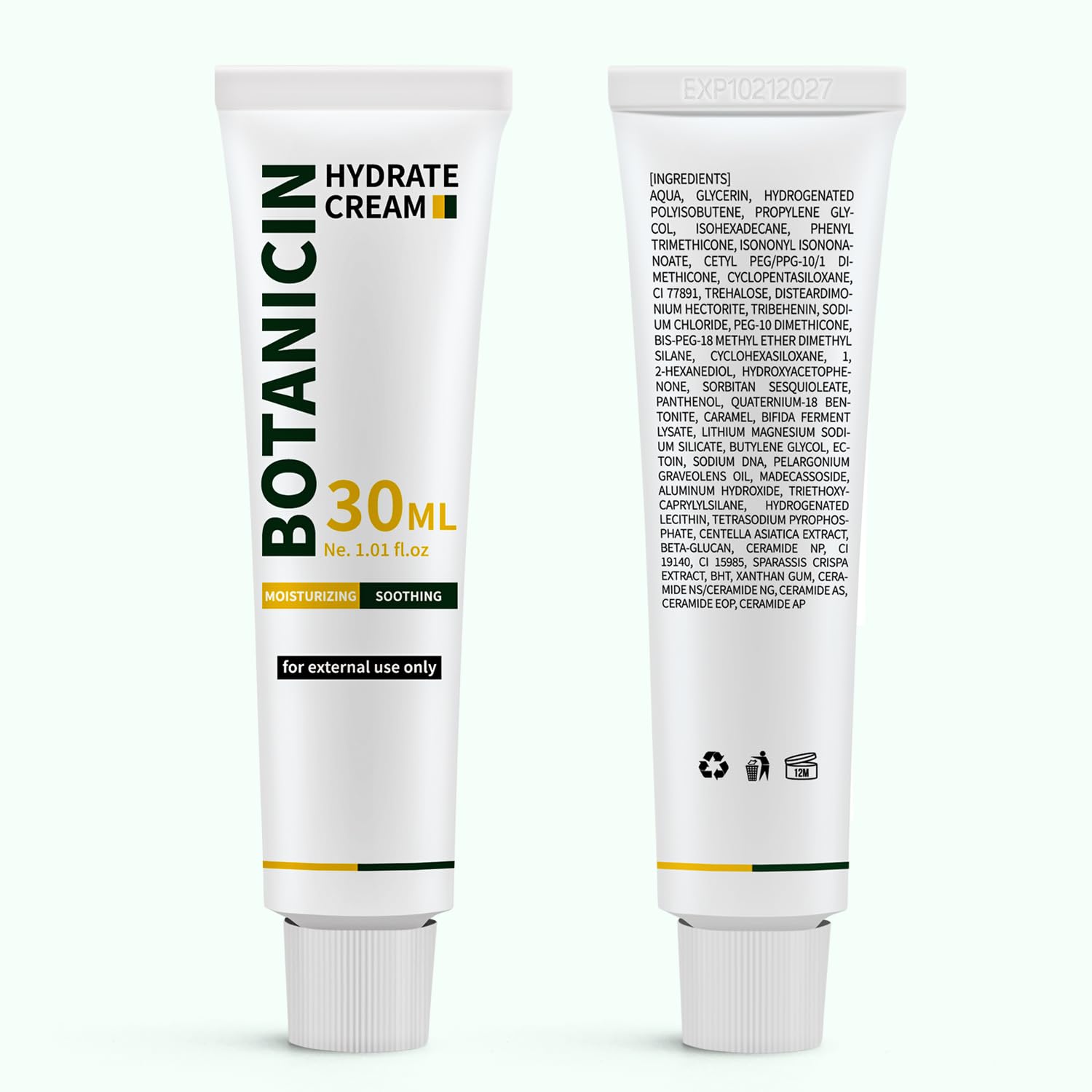 Centella Asiatica Moisturizer Phytocin Cream Centella Soothing Moisturizer for Dry, Sensitive, Acne Prone Skin with PDRN,Ceramide 30ML 1.01fl.oz - Image 7