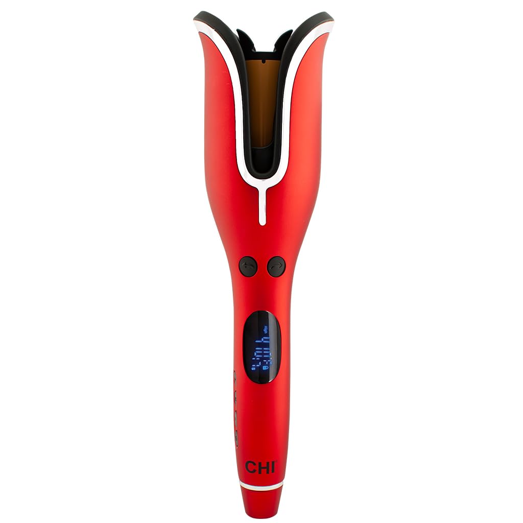 CHI Rocket Hair Dryer & Spin N Curl Ceramic Rotating Curler, Ruby Red. Ideal for Shoulder-Length Hair between 6-16” inches. - Image 5