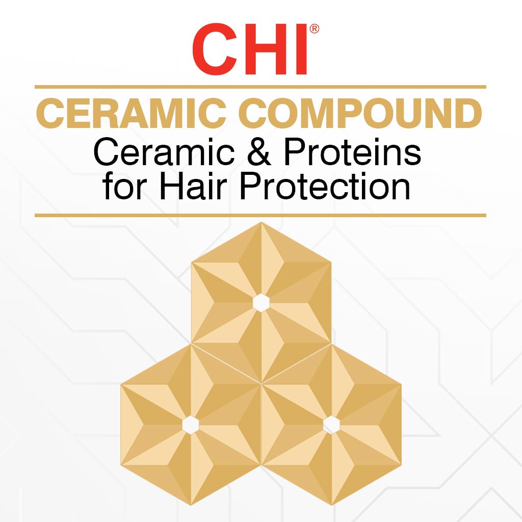 CHI Straight Guard Smoothing Styling Cream, Eliminates Frizz For Sleek & Shiny Hair, Maximum Control, 8.5 Oz - Image 7