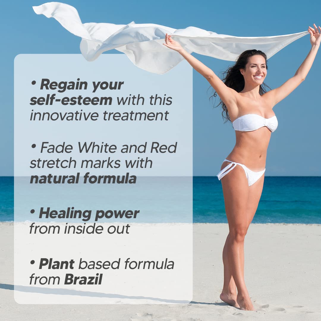 Cicatrissim Deep Stretch Mark Removal Cream - Innovative Formula With Pure and Powerful Natural Ingredients From Brazilian Flora - For All Stretch Marks & Skin Types. - Image 2