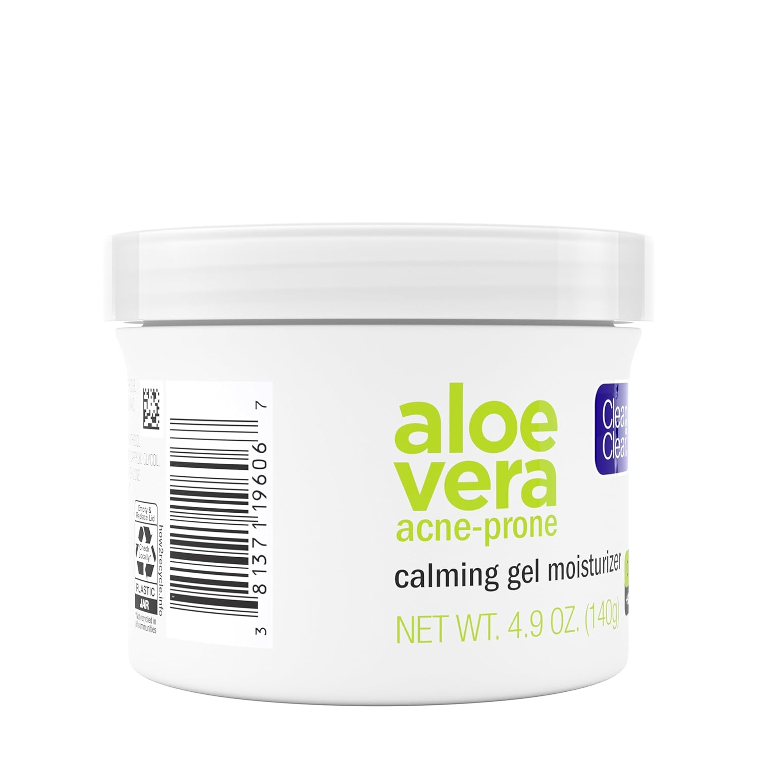 Clean & Clear Aloe Vera Calming Gel Facial Moisturizer for Acne-Prone Skin 4.9 Oz - Image 8