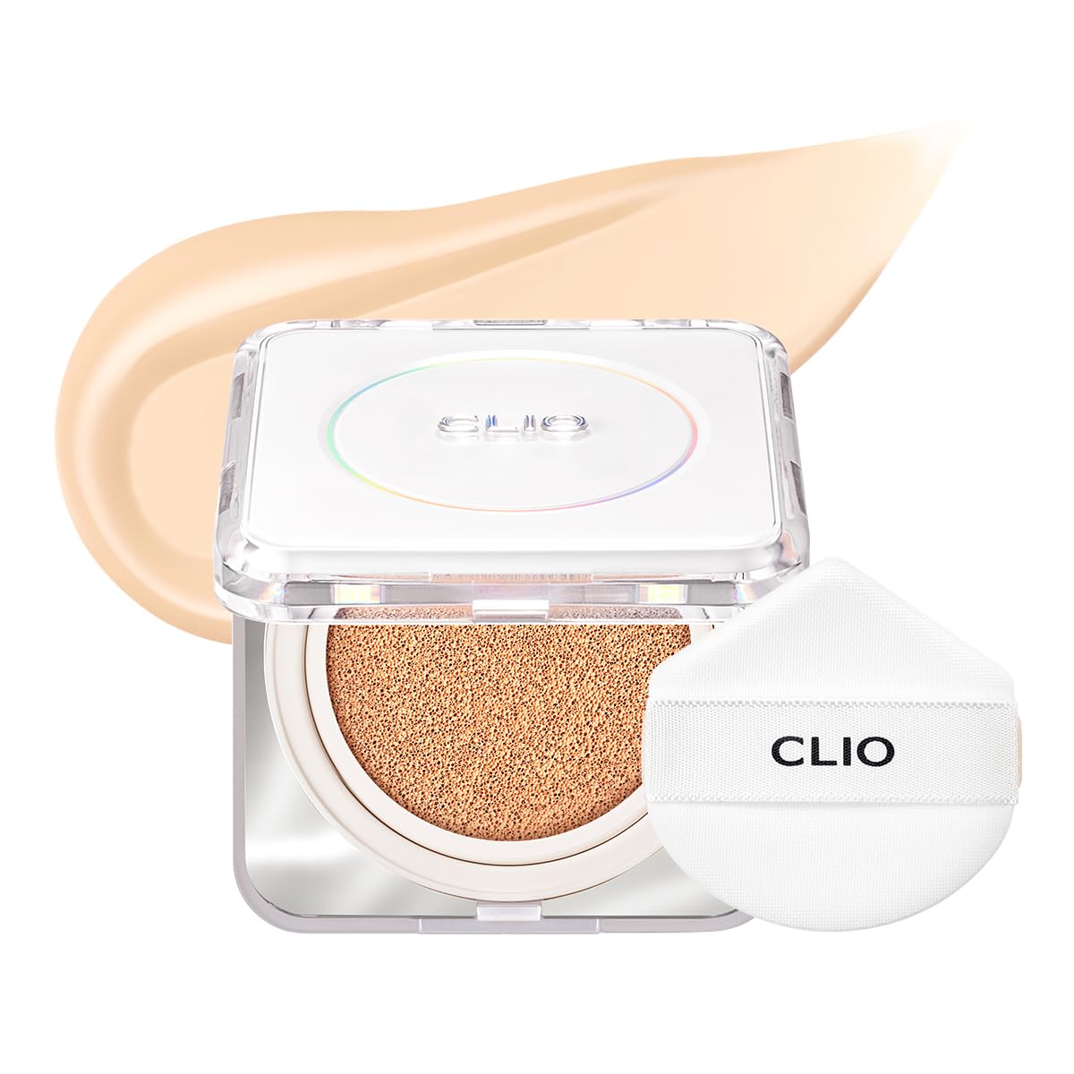 CLIO The Original Kill Cover Founwear Cushion – Korean Makeup, Full High Coverage Foundation, Airy Satin Finish, Skin Fit, 23N GINGER