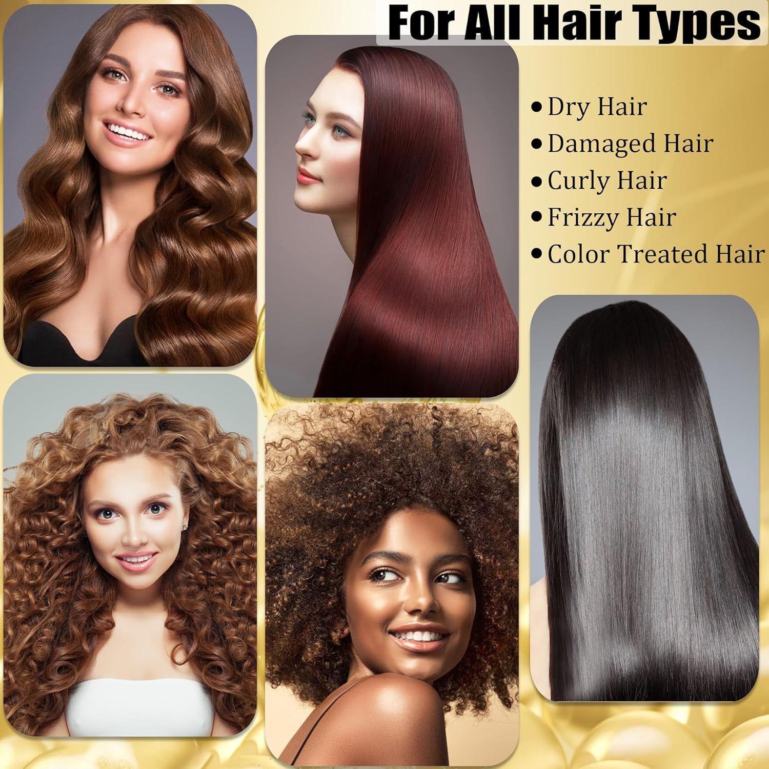 Collagen Hair Mask & Keratin Hair Mask for Damaged Hair,Keratin Hair Treatment,Repair Deep Conditioner for Dry Hair,Vitamin E Natural Hydrating Hair Mask with Argan Oil All Hair Type,Hair Care Gifts - Image 6