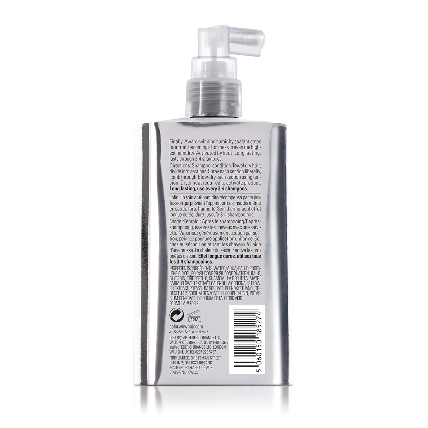 COLOR WOW Dream Coat Supernatural Spray – Keep Your Hair Frizz-Free and Shiny No Matter the Weather with Award-Winning Anti-Humidity Treatment - Image 2
