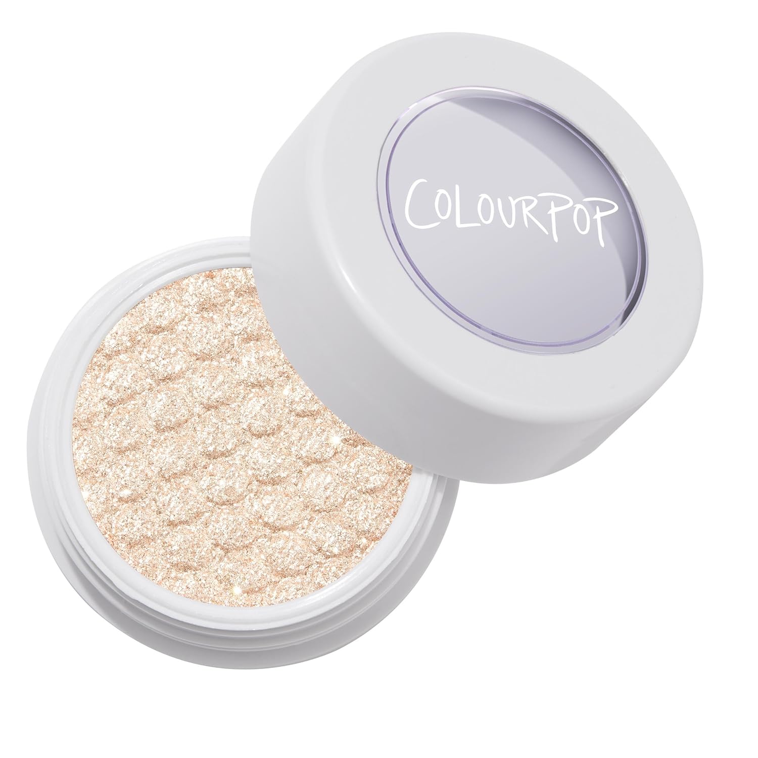 ColourPop Super Shock Shadow - High-Pigment, Crème-Powder Eye Makeup - Single Glitter Eyeshadow with Zero Fallout and Unique Bouncy Texture - Soft Golden Ivory Eyeshadow - Ladybird (0.07 oz)