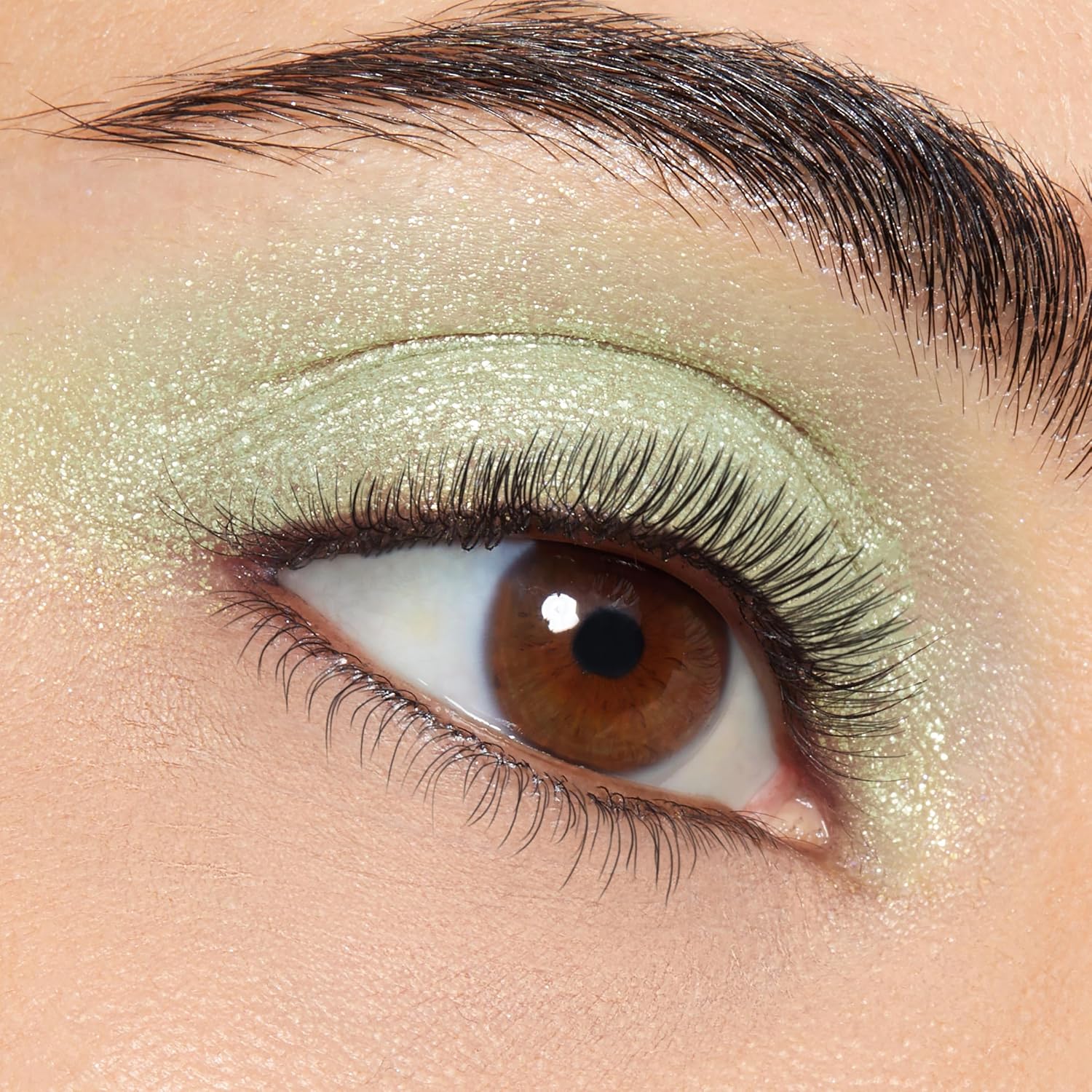 ColourPop Super Shock Shadow - High-Pigment, Crème-Powder Eye Makeup - Single Glitter Eyeshadow with Zero Fallout and Unique Bouncy Texture - Soft Seafoam Green Eyeshadow - Obvi (0.07 oz) - Image 6