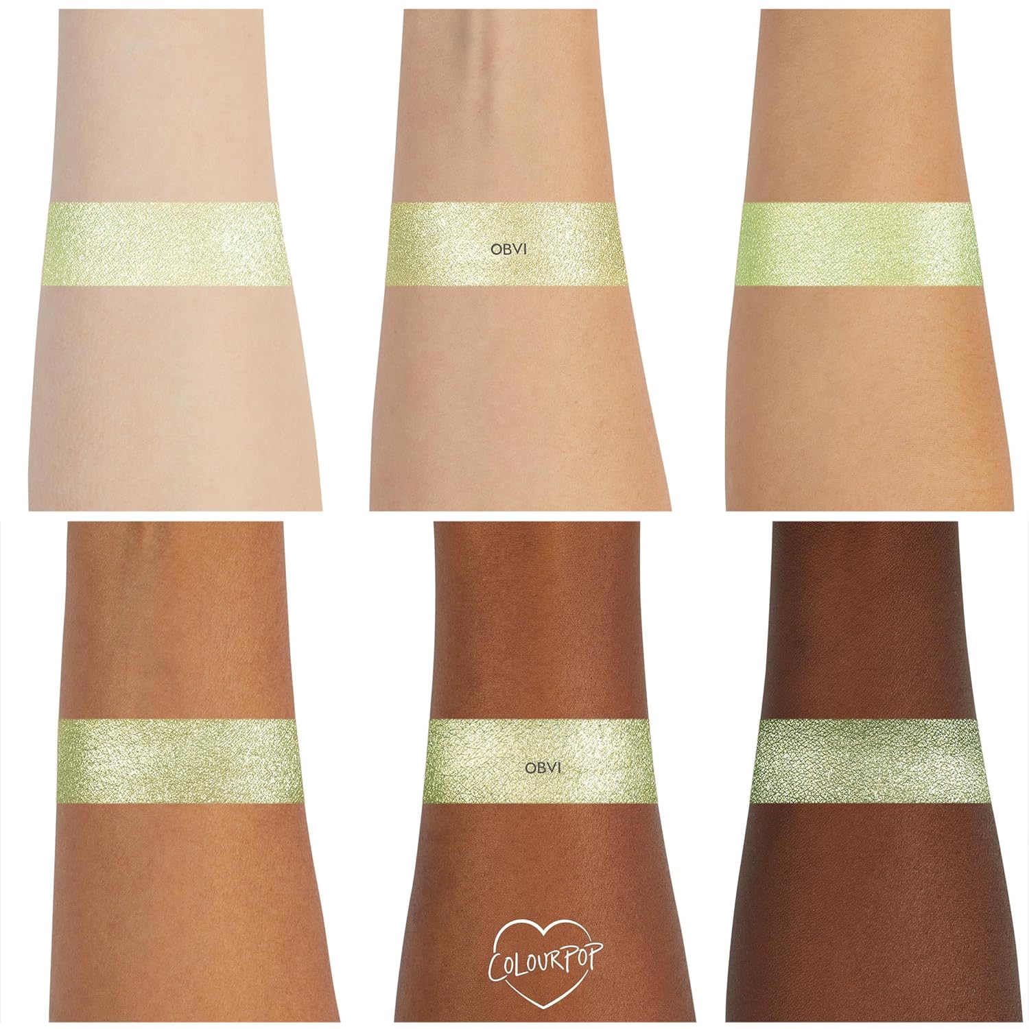 ColourPop Super Shock Shadow - High-Pigment, Crème-Powder Eye Makeup - Single Glitter Eyeshadow with Zero Fallout and Unique Bouncy Texture - Soft Seafoam Green Eyeshadow - Obvi (0.07 oz) - Image 5