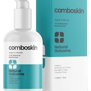 Combination Skin Facial Moisturizer Cream | True Balance Daily Facial Moisturizing Lotion with Argan & Marula Oil | 4 oz