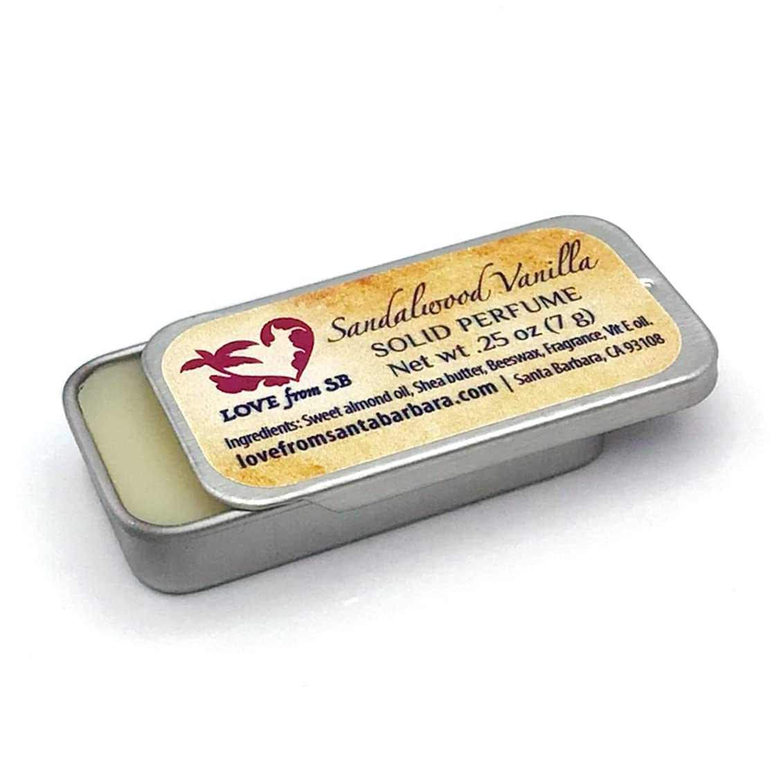 Compact Personal Sandalwood Vanilla Solid Perfume | Compact Personal Luxurious Artisan Spa Gift | Convenient, fits in your purse or travel bag | Sandalwood Perfume - Image 7