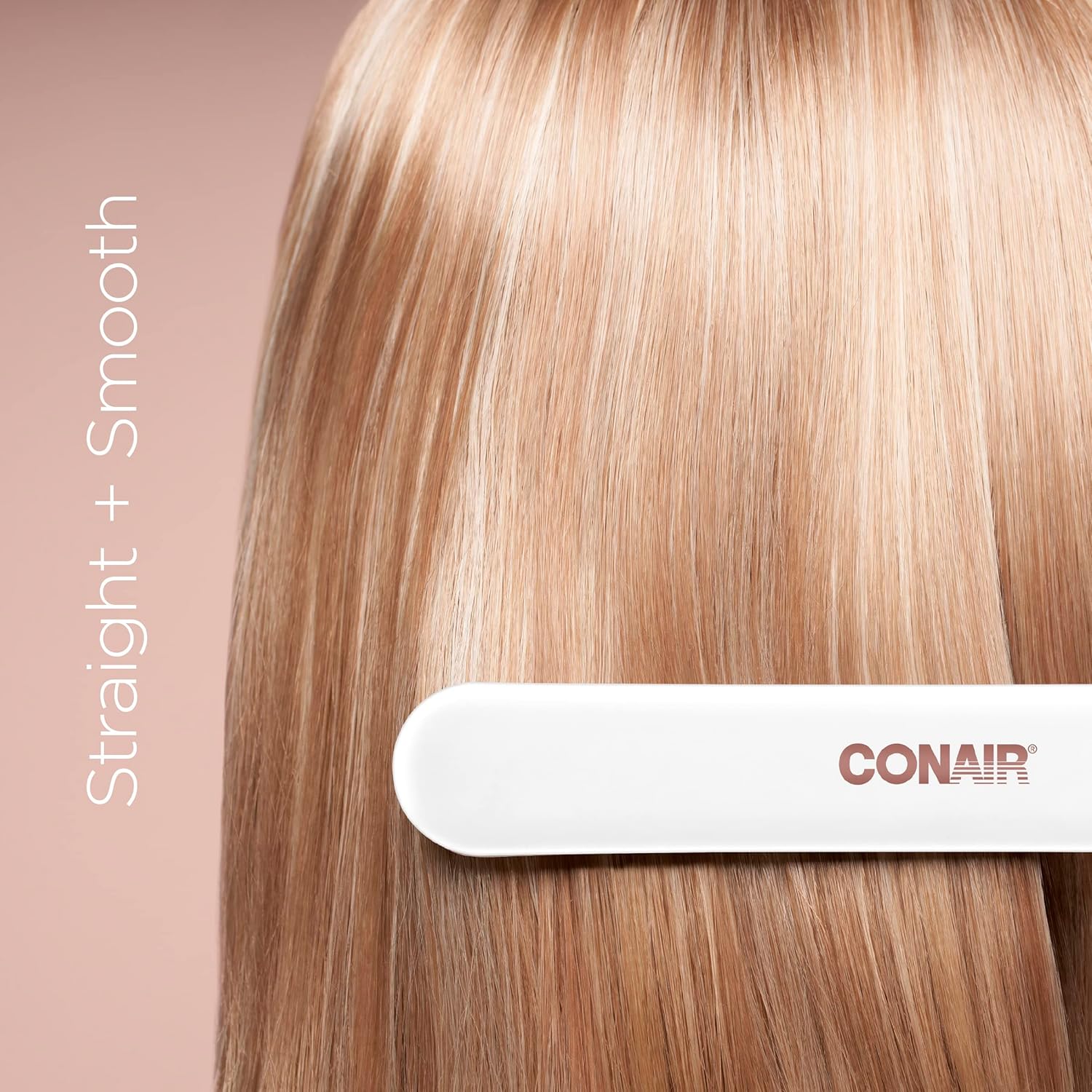 Conair Double Ceramic Flat Iron Hair Straightener 1 1/4-inch Plates - Image 5