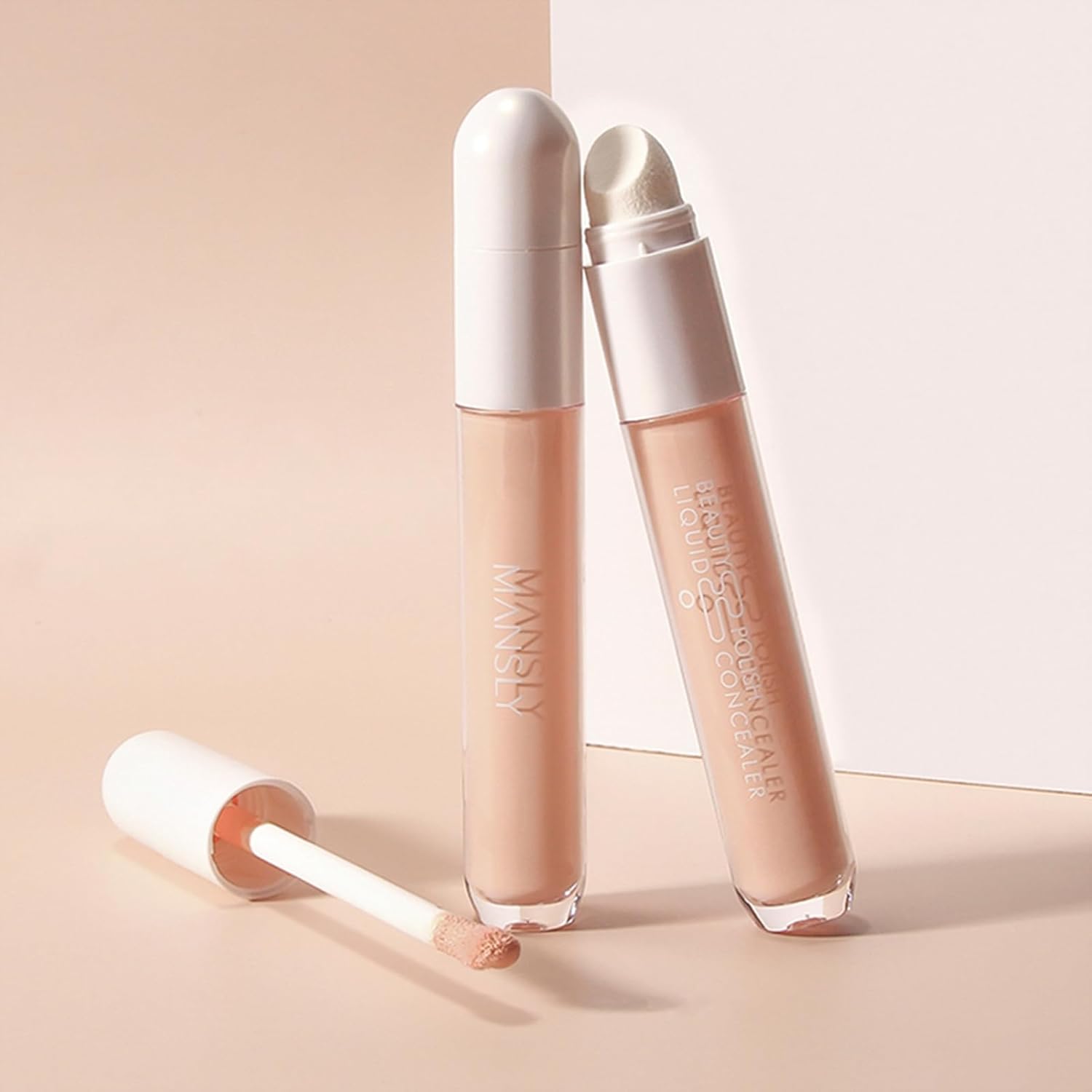 Concealer Full Coverage, under eye concealer for Dark Circles & Dark Spots, Waterproof Long-Lasting Brightener Concealer Makeup for All Skin - Fair Color - Image 6