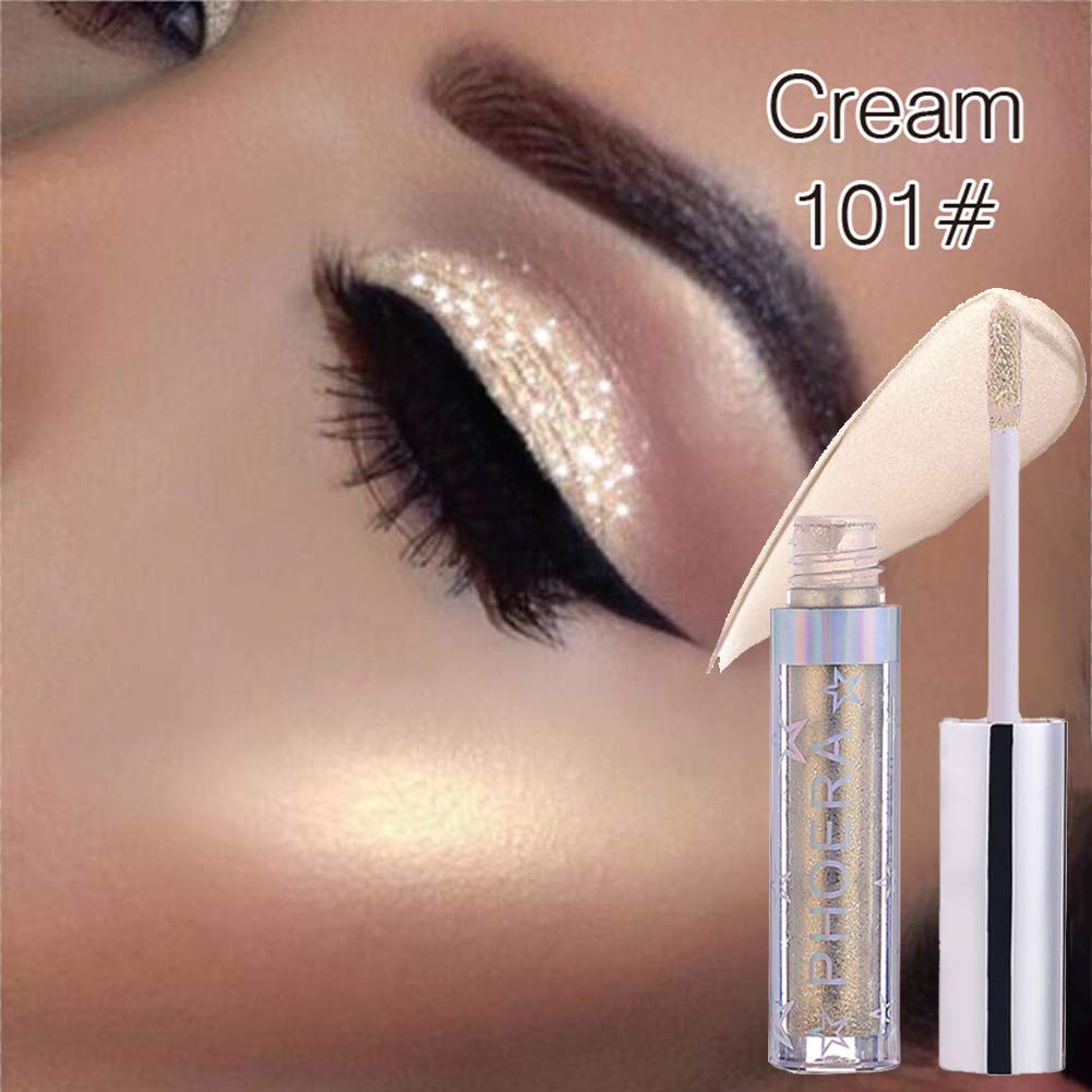 Corleone Glitter Eyeshadow, Liquid Shiny Shimmer Eyeliner, Waterproof Metallic Long Lasting, Quick-Drying, Opaque, Gel-Based Formula, Multi-Dimensional Eye Looks Kit Eye Shadow Set (A1) - Image 2