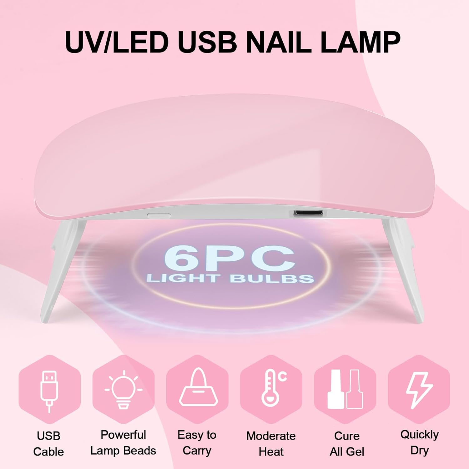 COSCELIA Acrylic Nail Kit for Beginners with Everything，4 Colors Acrylic Powder Professional Nail Kits with Nail Drill U V Light Glitter Decorations DIY Extension Nails Home Use for Women - Image 6