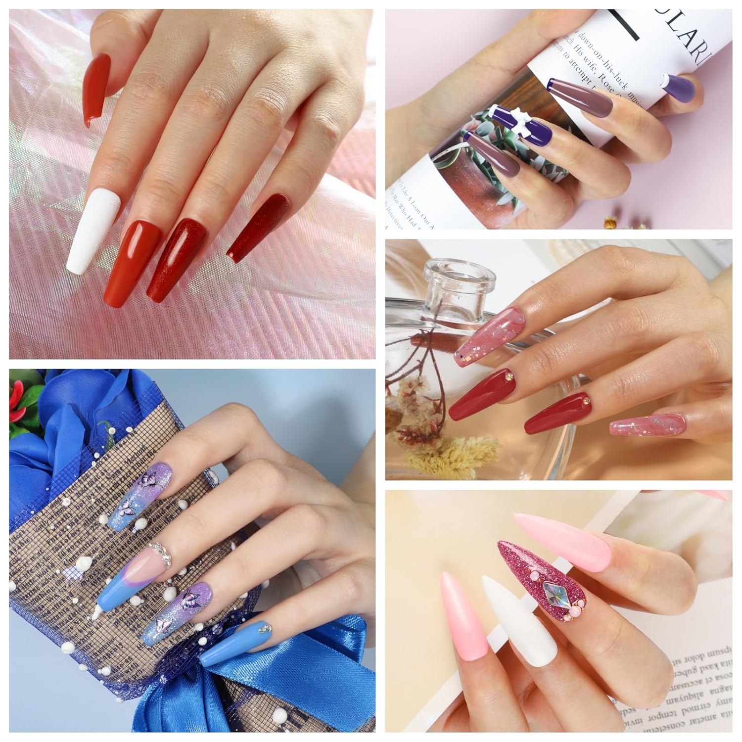 COSCELIA Gel Nail Polish Kit with U V light and Drill Starter Kit 35 Colors Gel Nail Polish with 5pcs Top Base Coat Nail Art All Seasons Professional Gel Manicure Kit DIY at Home Gifts for Women - Image 2