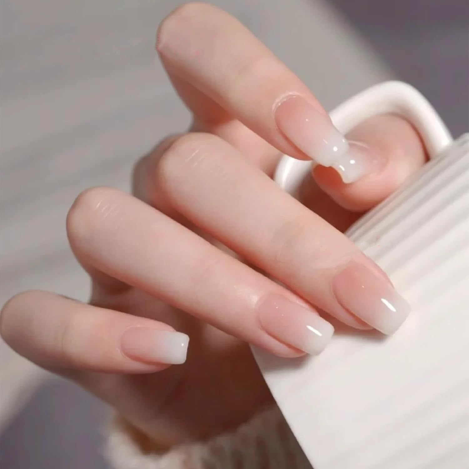 COSMOO Jelly White Nail Polish, 12ml Cream White Quick Dry Nail Lacquer for Nail Art Varnish, 0.41 fl oz - Image 7