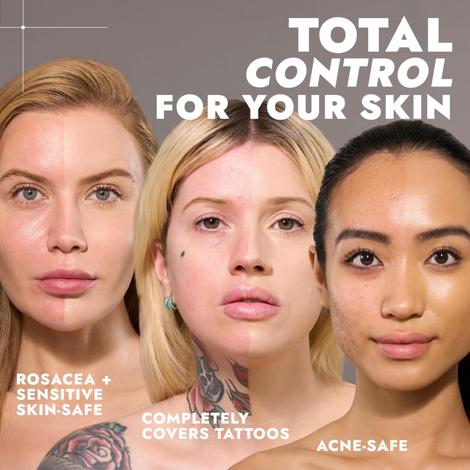 Cover FX Discoloration Kit: Total Coverage Cream Foundation - M5 + Skin Discovered Longwear Concealer, M4 - Full Coverage - Image 5