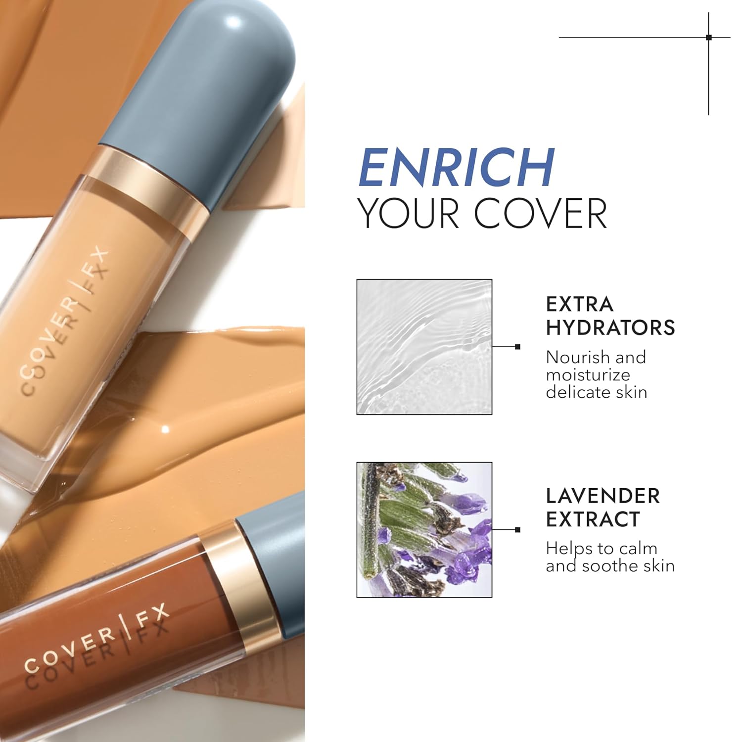 COVER FX Skin Discovered Longwear Full Coverage Concealer | Buildable Crease-Resistant High Coverage Formula Conceals, Corrects, and Brightens | L3- Light to medium skintones with cool undertones - Image 3