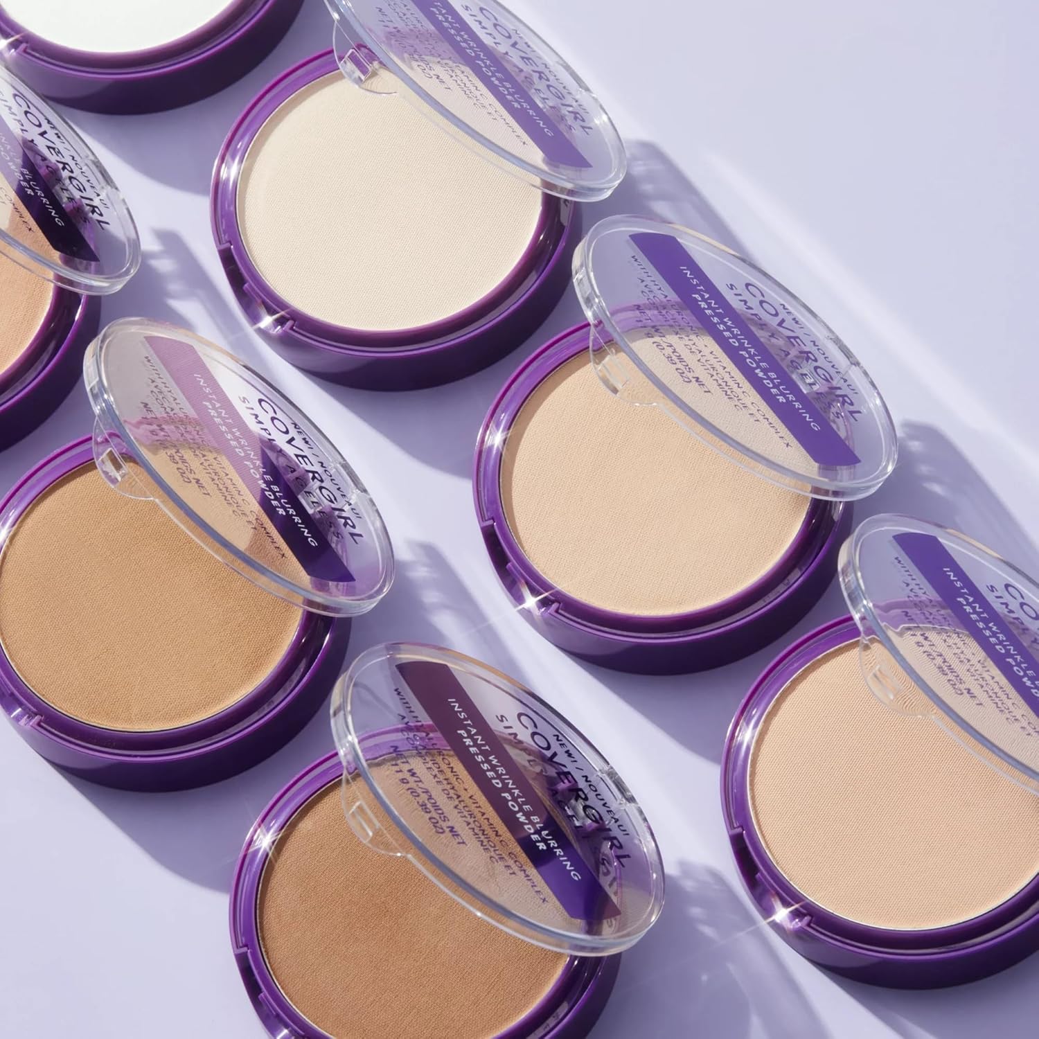 Covergirl Simply Ageless Instant Wrinkle Blurring Pressed Powder, Natural Beige, 0.39 Oz. - Image 6