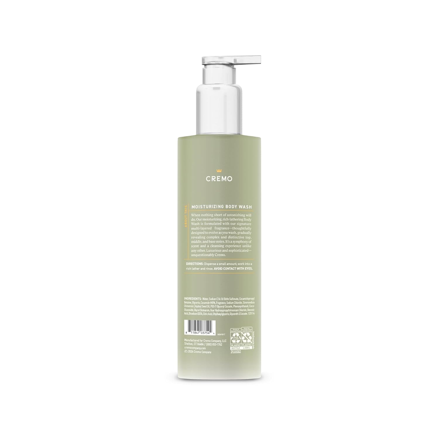 Cremo Pear Blossom Skin Moisturizing Body Wash for Women, Notes of Delicate Petals of Pear Blossoms, 16 Fl Oz - Image 7