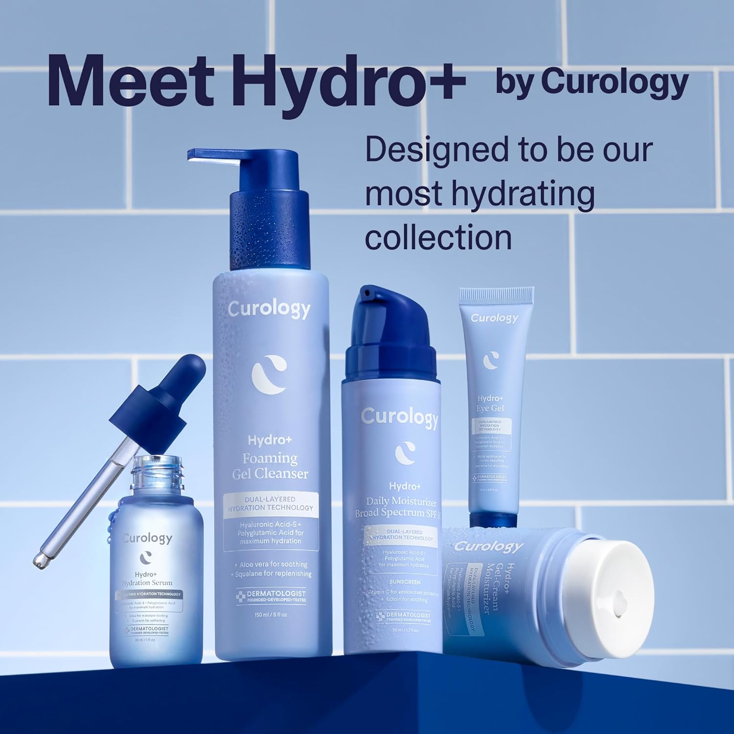 Curology Hydro+ Gel Cream Moisturizer, Lightweight Face Lotion for Sensitive Skin, 1.7 fl oz - Image 8