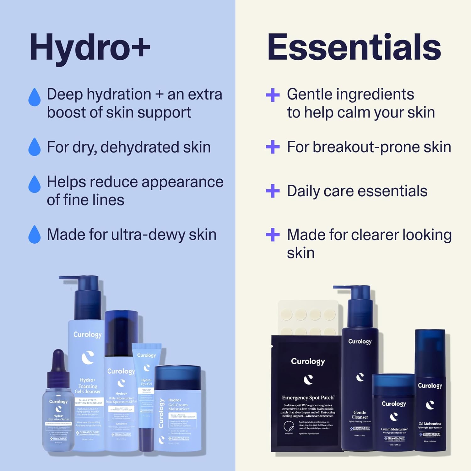 Curology Hydro+ Gel Cream Moisturizer, Lightweight Face Lotion for Sensitive Skin, 1.7 fl oz - Image 9