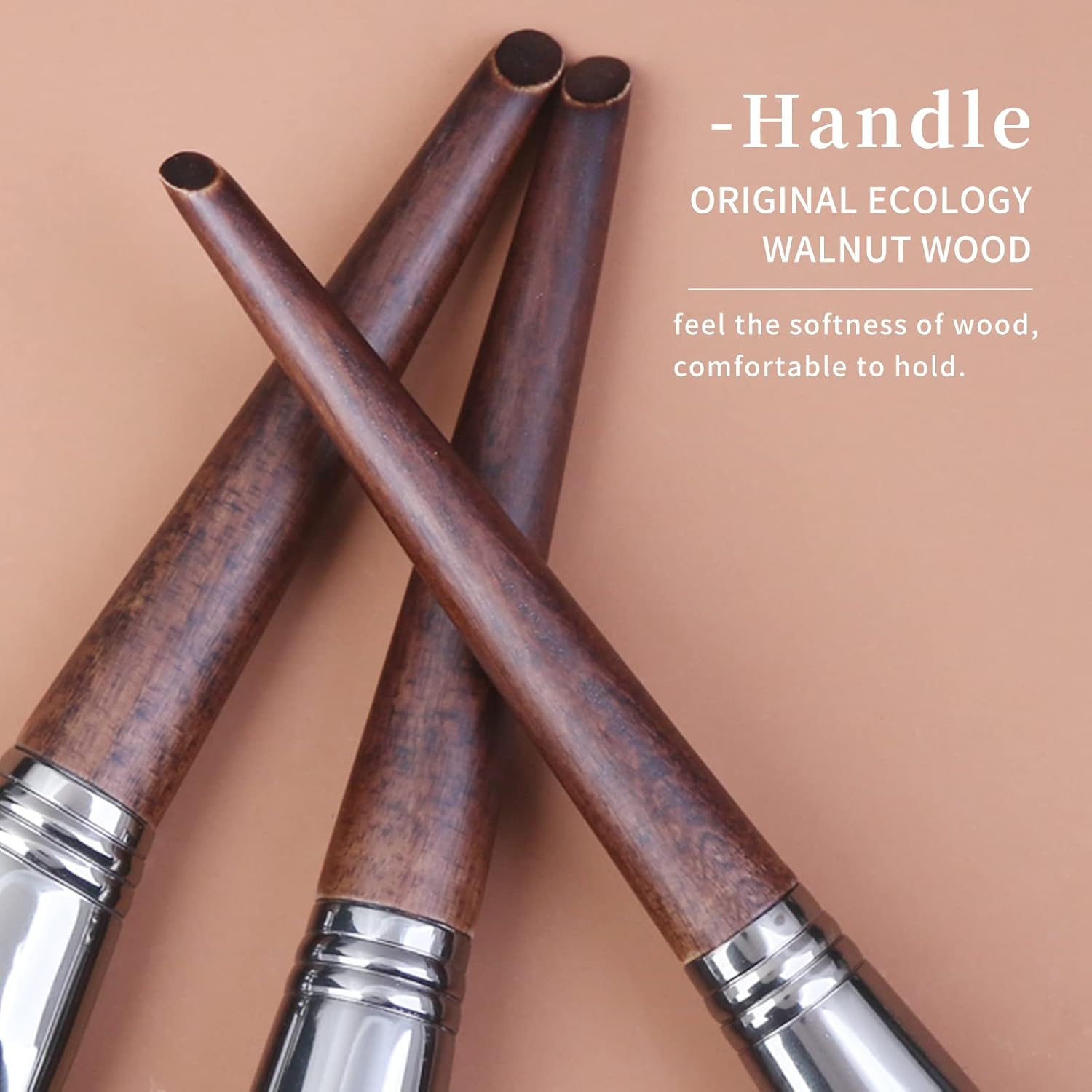 Deluxe Natural Goat Hair Makeup Brush Set with Case, Luxury ENZO KEN Cosmetic Brushes Makeup Set, Natural Makeup Brushes, Natural Bristle Makeup Brushes, Natural Hair Makeup Brushes Set Professional. - Image 7