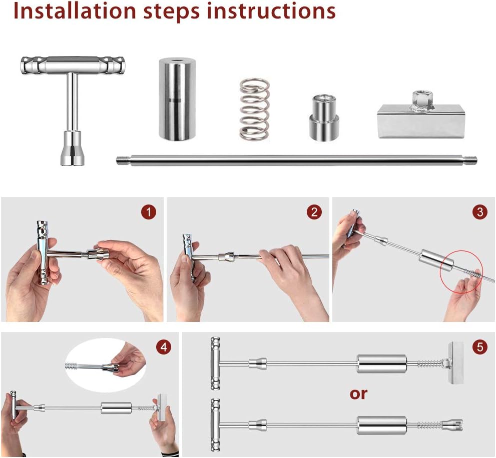 Dent Puller - Dent Remover with T bar Dent Puller and Upgraded Dent Puller Tabs for Car Dent Repair and Metal Surface Dent Removal - Image 7