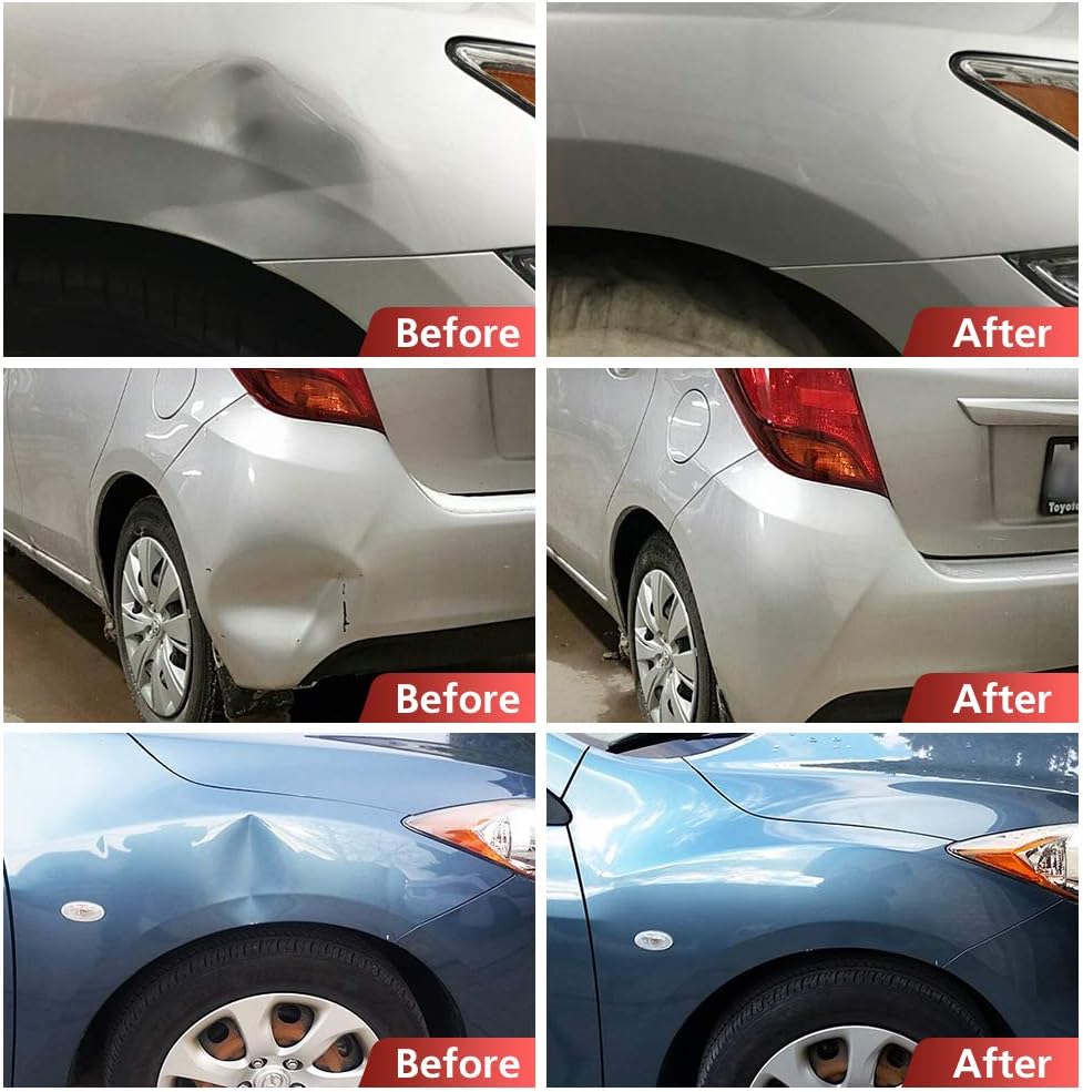 Dent Puller - Dent Remover with T bar Dent Puller and Upgraded Dent Puller Tabs for Car Dent Repair and Metal Surface Dent Removal - Image 2