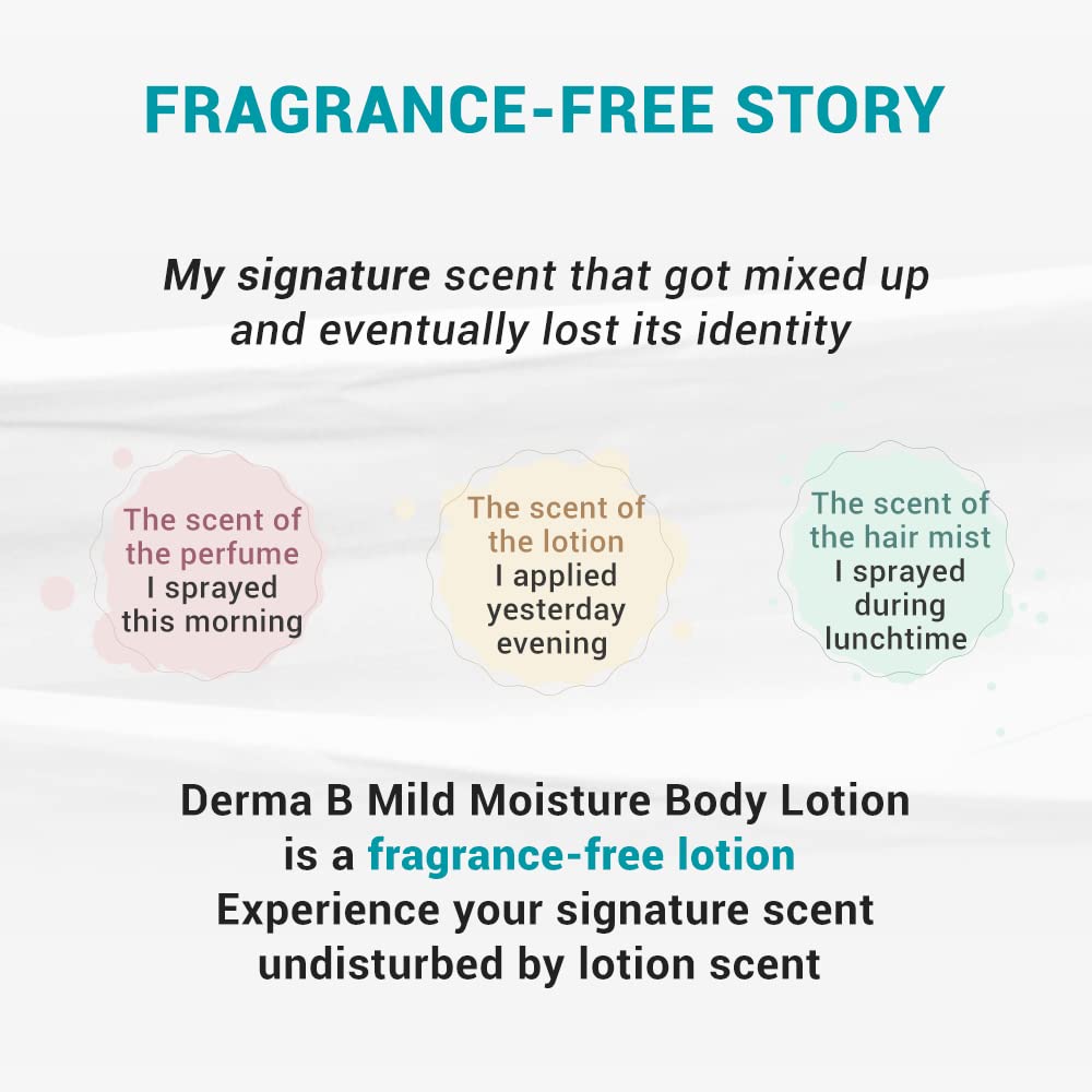 DERMA B Mild Moisture Body Lotion, Fragrance-Free Non-Irritating Body Moisturizer for Dry & Sensitive Skin with Witch Hazel, Unscented Fast-Absorbing Moisturizing Korean Skincare,13.5 Fl Oz,400ml - Image 5