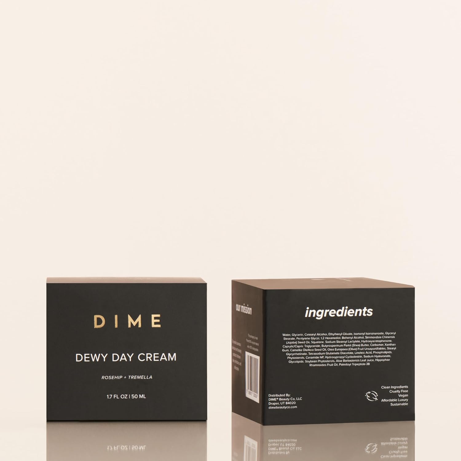 DIME Beauty Dewy Day Cream, Morning Face Moisturizer with Rosehip Oil and Snow Mushroom, 1.7 oz / 50 ml - Image 9