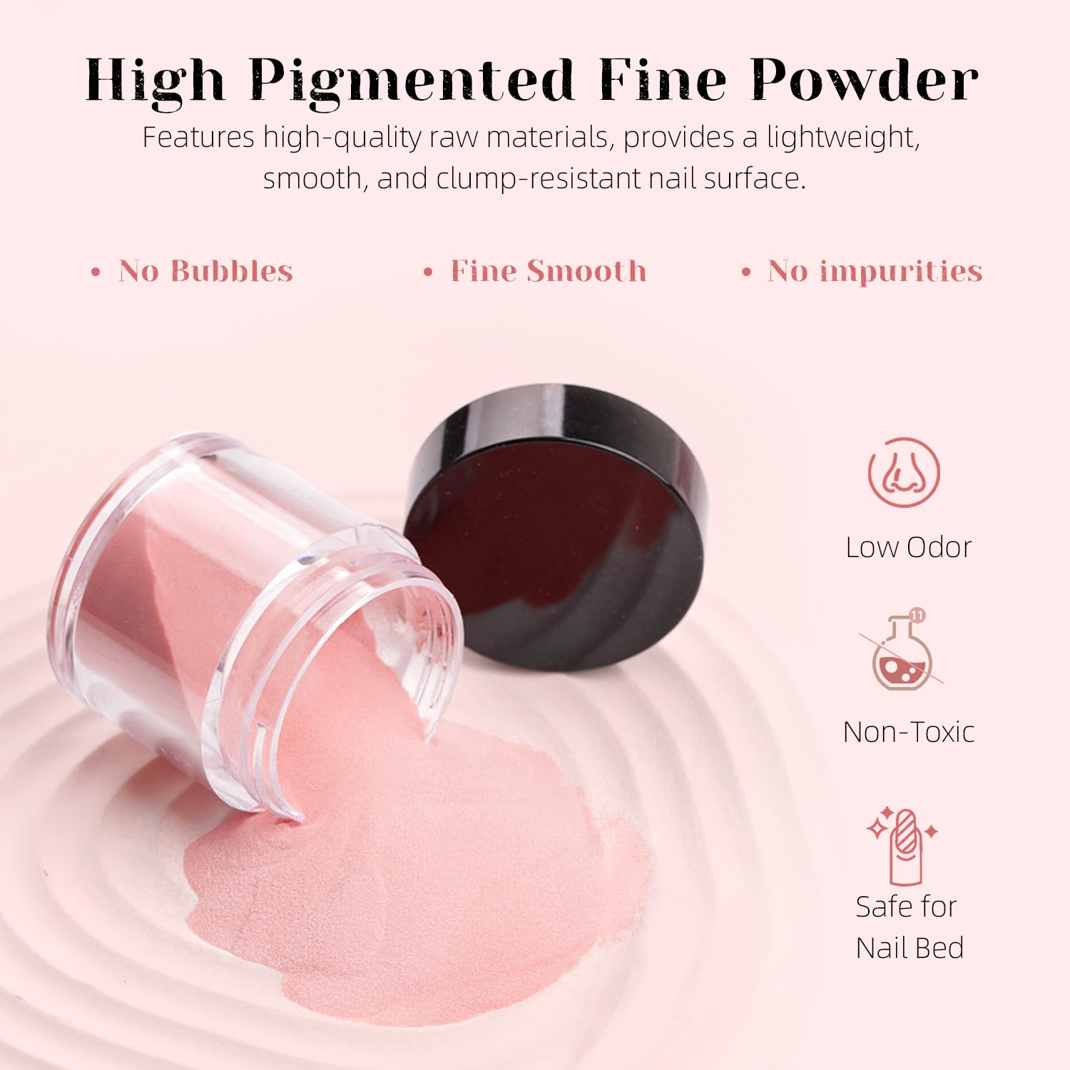 Dip Powder Nail Kit Starter, Gentle Nude Pink Milky White Neutral Skin Color and Dipping Powder Liquid Set with Base Top Coat and Activator for French Nail Art Manicure DIY Salon 9PCS - Image 6