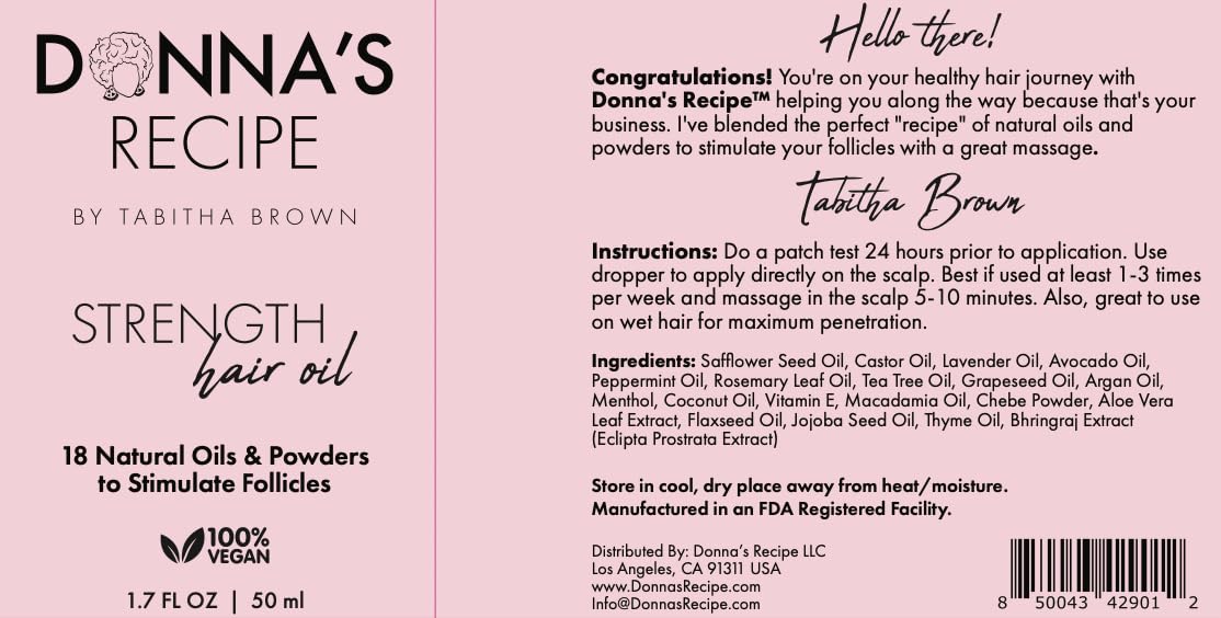 Donna's Recipe by Tabitha Brown Strength Hair Oil - Image 6