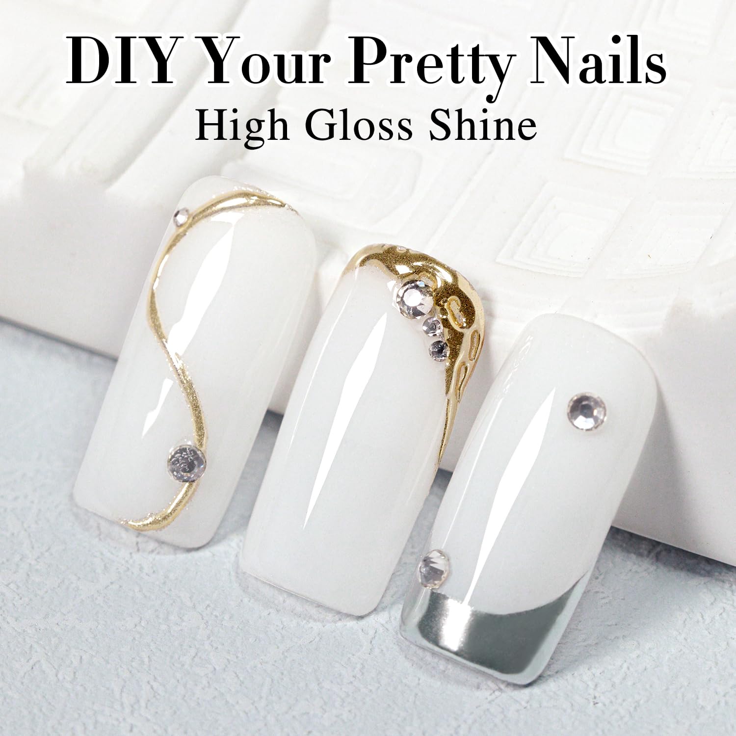 Double Rhythm Translucent Gel Polish Sheer Neutral Natural Light Milky Same Color Same Bottle 15ML Jelly Nail Polish Nail Art DIY at Home (Milky White-A1367) - Image 7