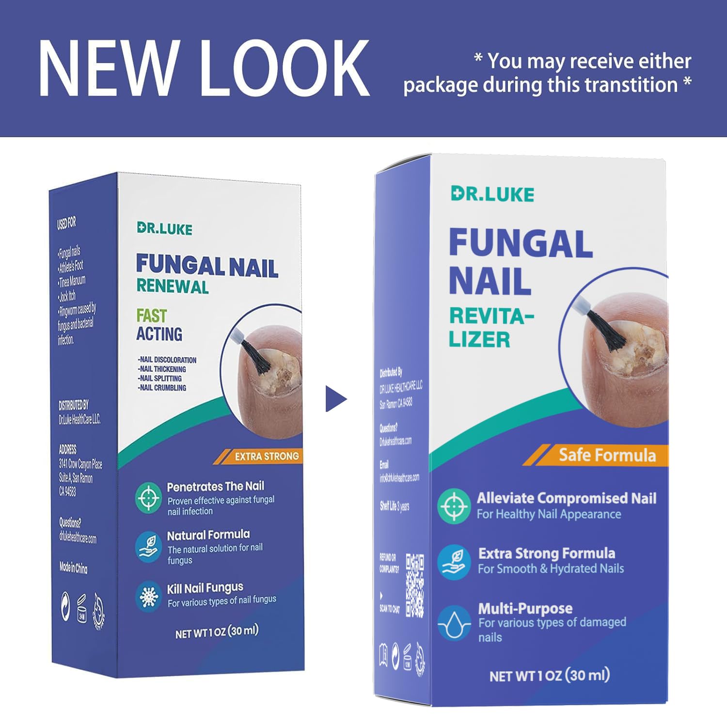 Dr. Luke Toenail Fungus Revitalizer Tough on Nails: Nail Fungus Refresher Liquid for Discolored Nails 1 oz (Packaging May Vary) - Image 4