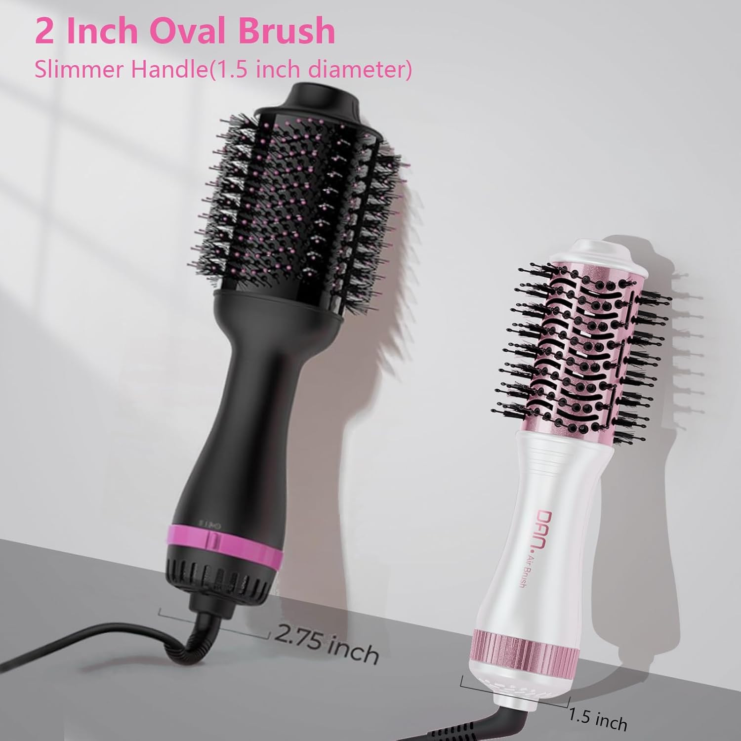 Dual Voltage 4 in 1 Hair Dryer Brush Styler Volumizer Small Travel Use - Image 5