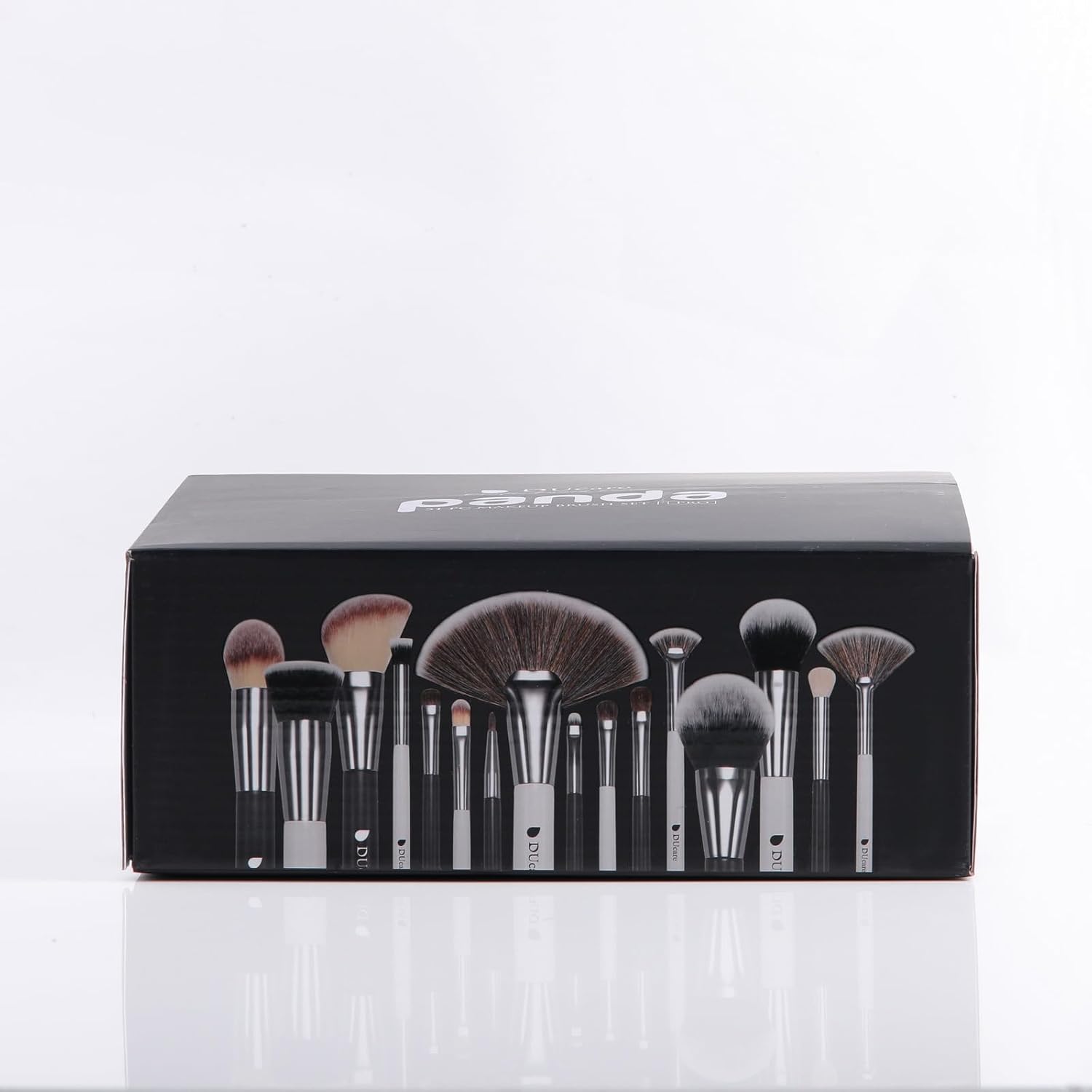 DUcare Professional Makeup Brushes 31Pcs Panda Series Makeup Brush Set Kabuki Foundation Blending Face Powder Blush Concealers Eye Shadows With Leather Case Organizer - Image 10