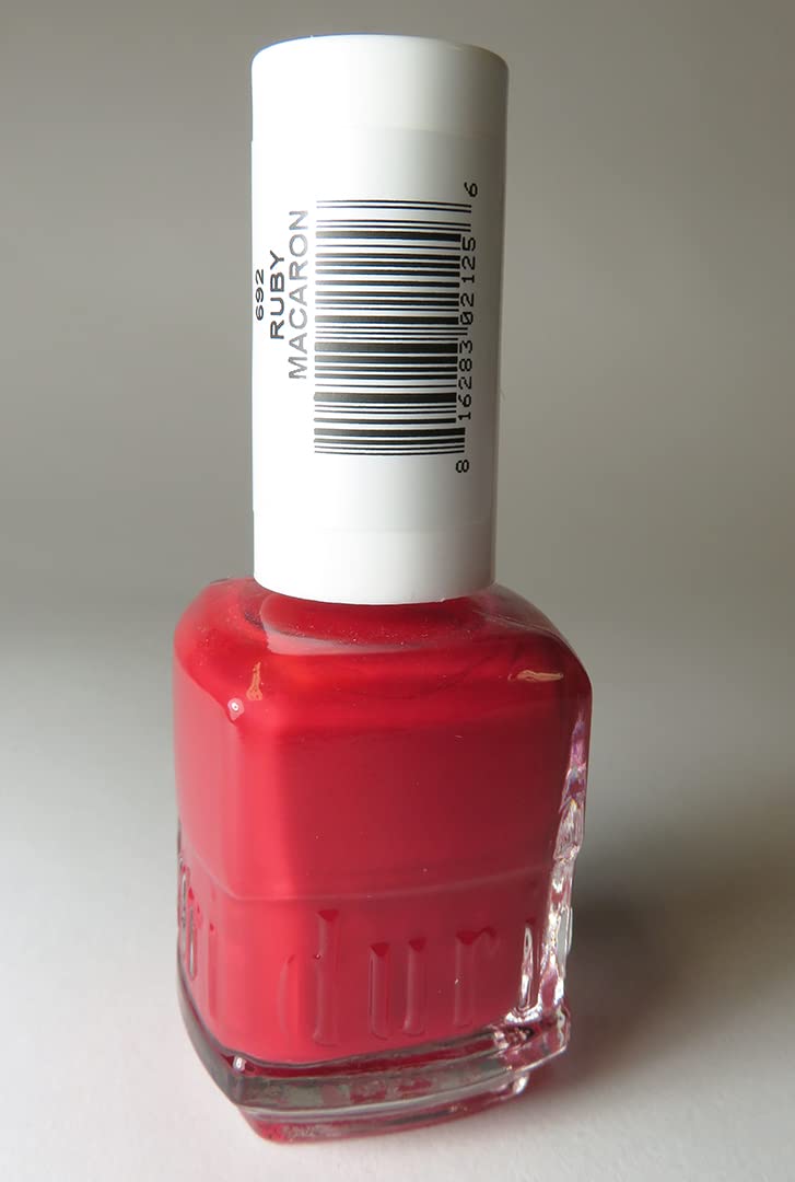 duri Nail Polish, 692 Ruby Macaroon, Classic Red Lacquer, Glossy Finish, Full Coverage, Quick Drying, 0.45 Fl Oz - Image 6