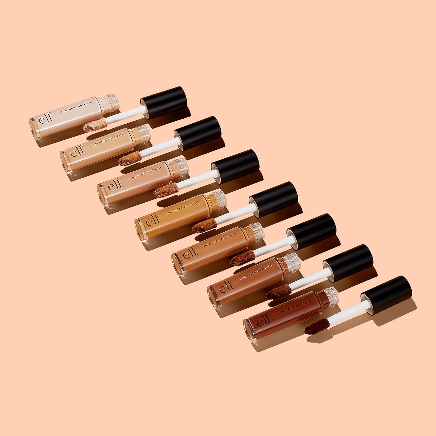 e.l.f. 16HR Camo Concealer, Full Coverage, Highly Pigmented Concealer With Matte Finish, Crease-proof, Vegan & Cruelty-Free, Light Peach, 0.203 Fl Oz - Image 5
