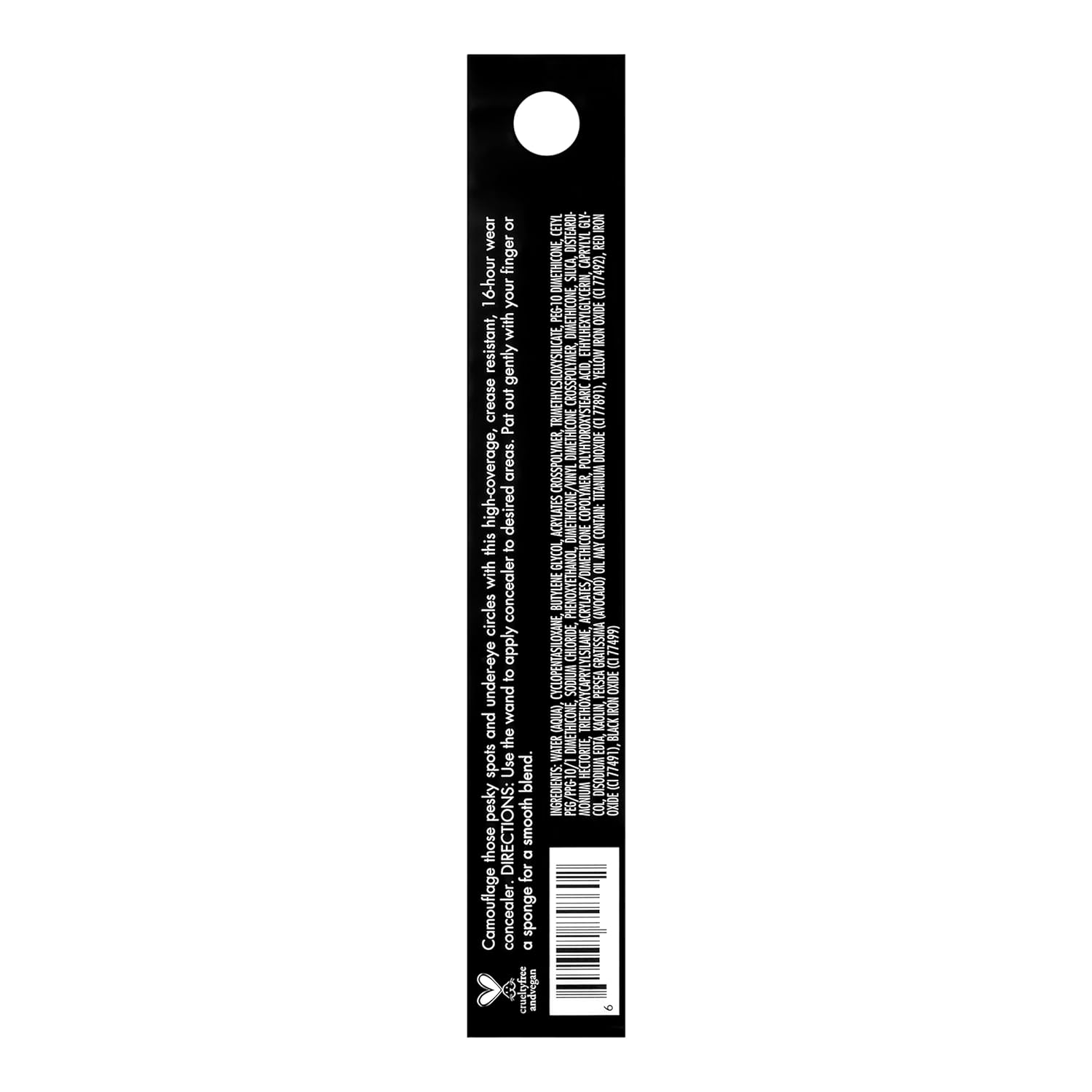 e.l.f. 16HR Camo Concealer, Full Coverage, Highly Pigmented Concealer With Matte Finish, Crease-proof, Vegan & Cruelty-Free, Medium Peach, 0.203 Fl Oz - Image 3