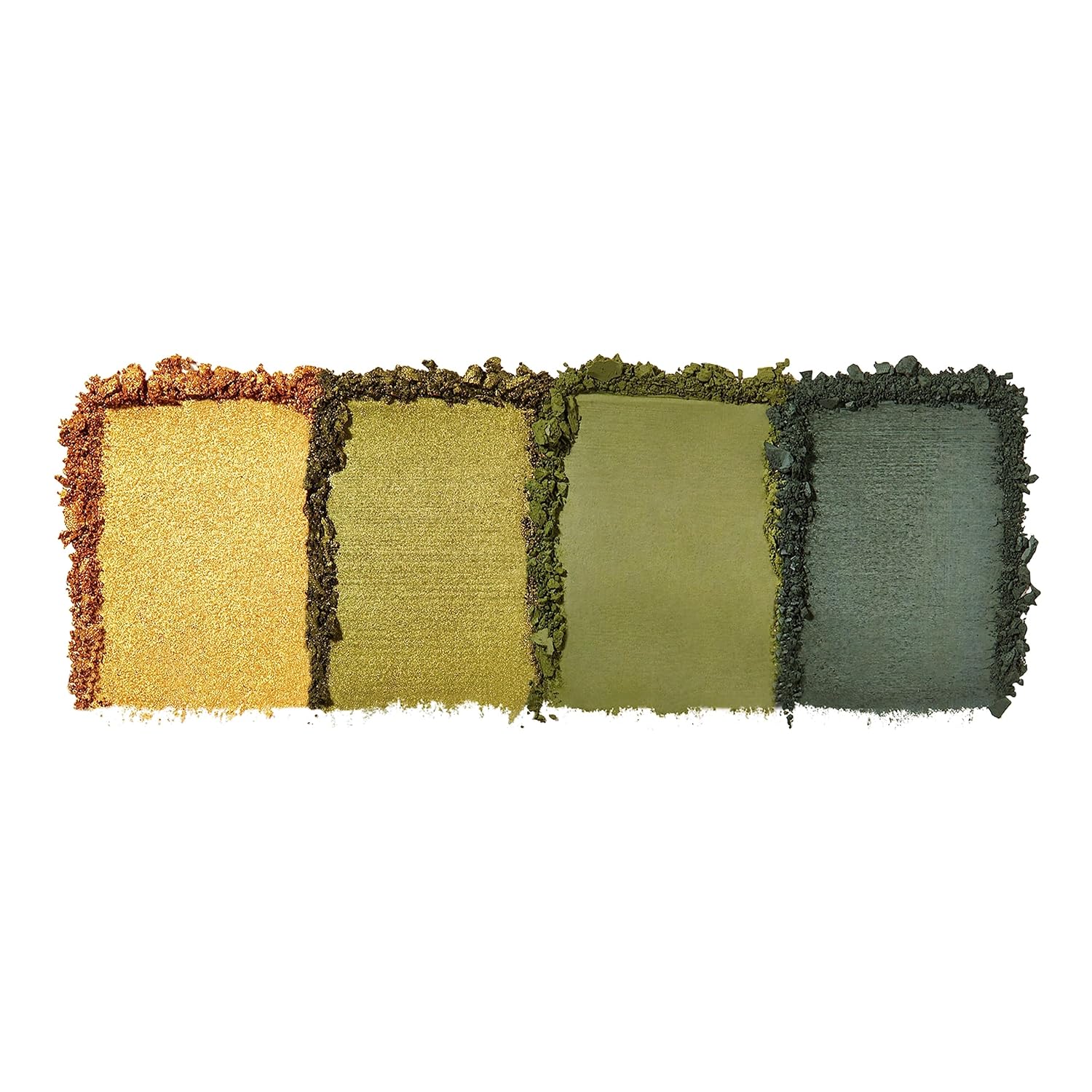 e.l.f. Bite-Size Eyeshadow, Ultra-Pigmented Eye Makeup Quad, 4 Matte & Shimmer Shades, Creamy & Blendable Powder, Hot Jalapeño, 0.12 Oz - Image 2