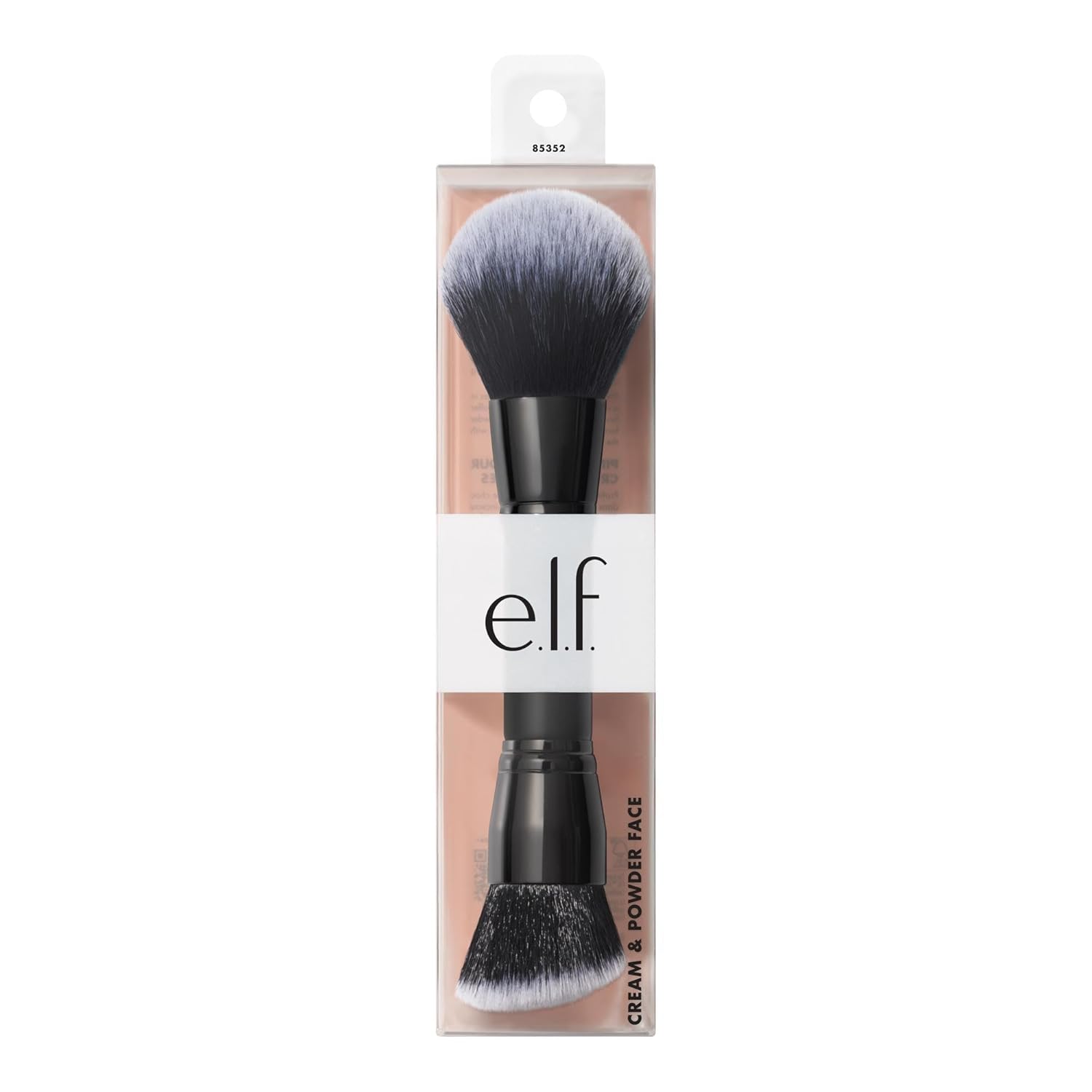 e.l.f. Dual-Ended Cream + Powder Brush, Two-in-One Makeup Brush For Creating A Gorgeous, Airbrushed-looking Complexion, Vegan & Cruelty-free - Image 5