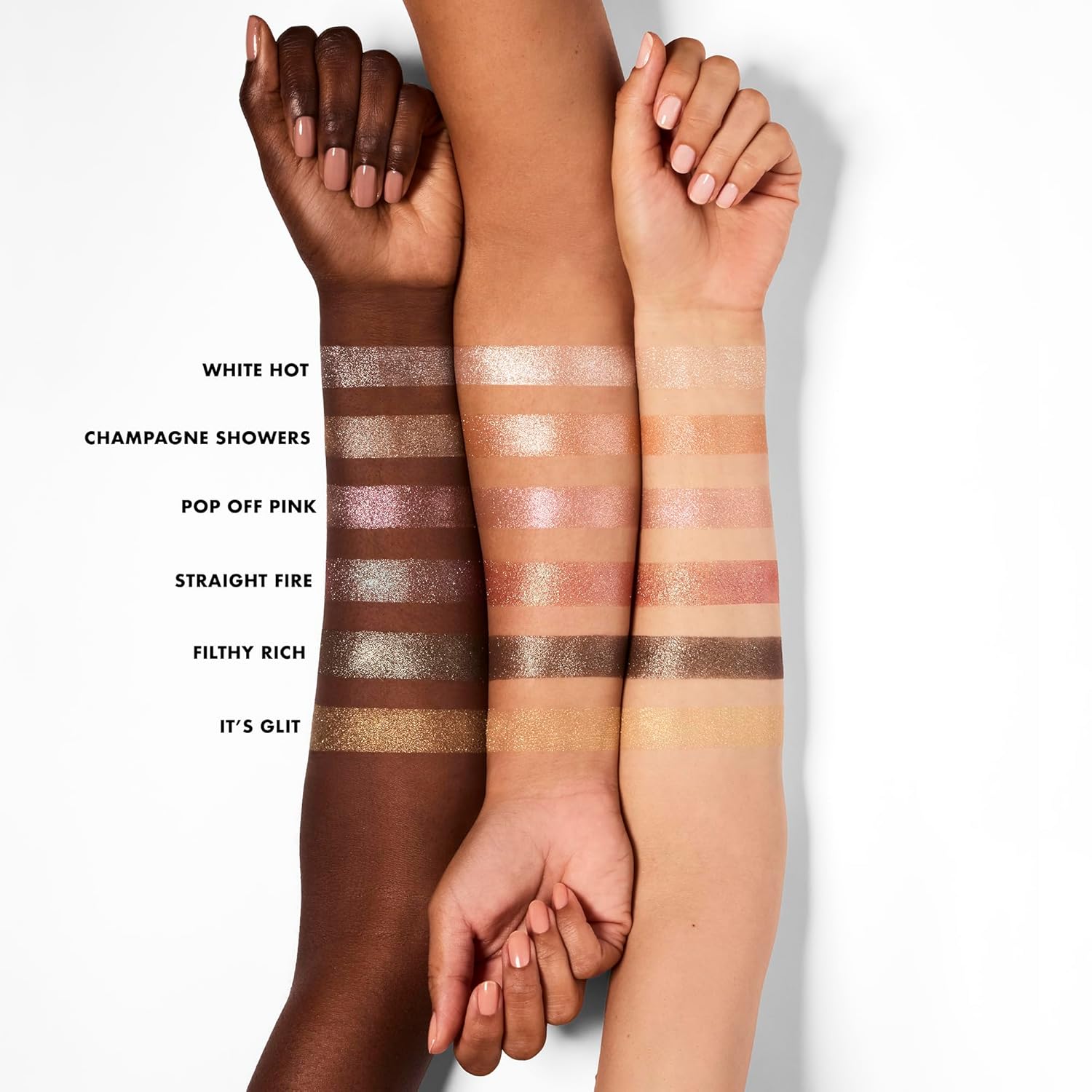e.l.f. Fine As Fleck Glitter Eyeshadow, Long-Lasting Sheer Eye Makeup With A Shimmer Finish, Soft, Smooth Formula, Vegan & Cruelty-Free, White Hot - Image 7
