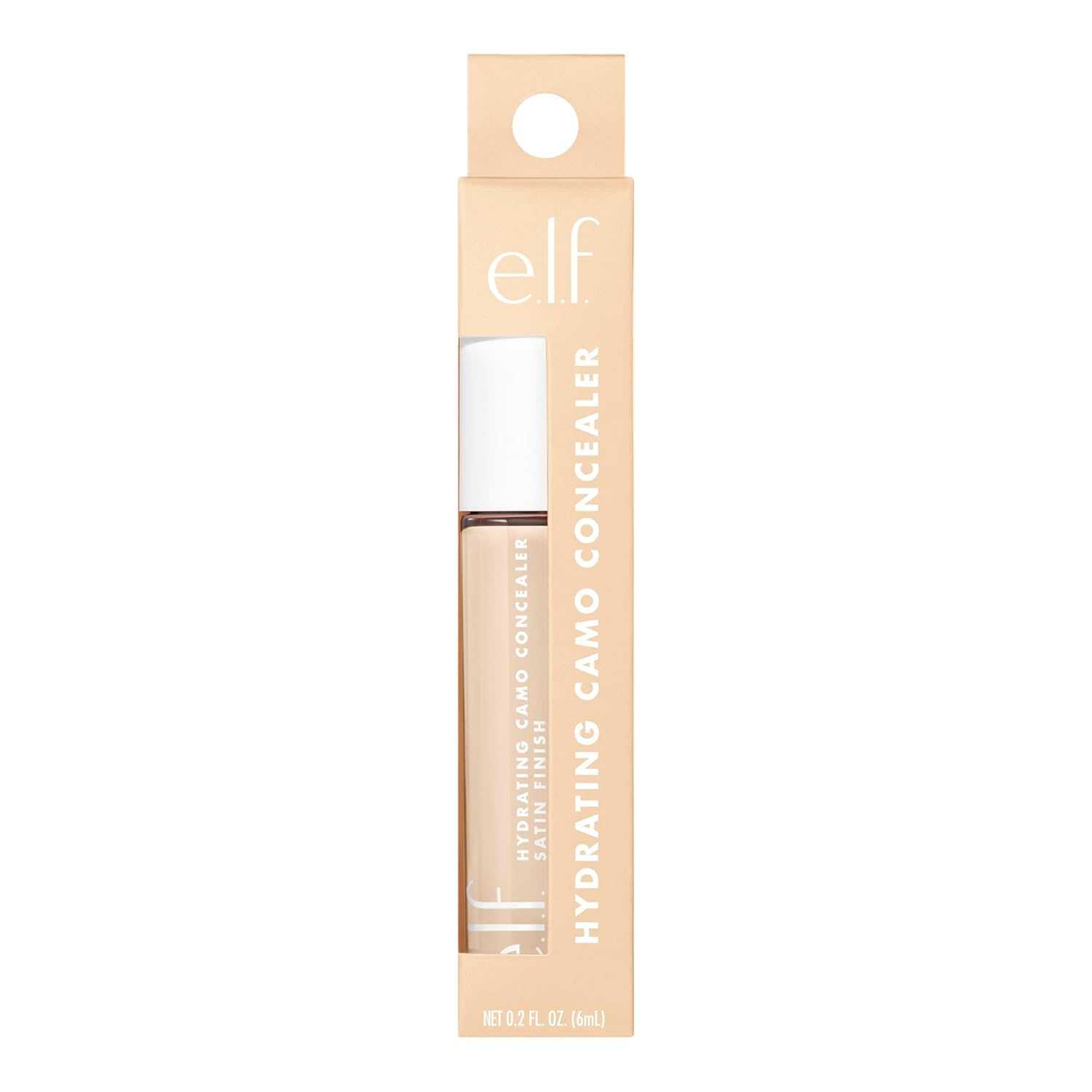 e.l.f. Hydrating Camo Concealer, Covers Blemishes & Under-Eye Circles, Full-Coverage & Delivers A Satin Finish, Vegan & Cruelty-Free, Fair Warm - Image 6