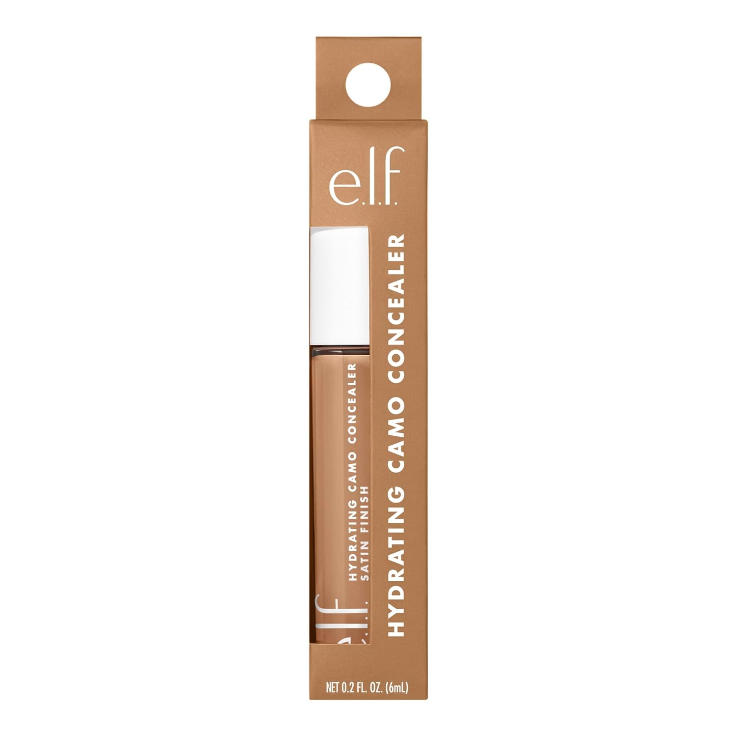 e.l.f. Hydrating Camo Concealer, Covers Blemishes & Under-Eye Circles, Full-Coverage & Delivers A Satin Finish, Vegan & Cruelty-Free, Tan Neutral - Image 6