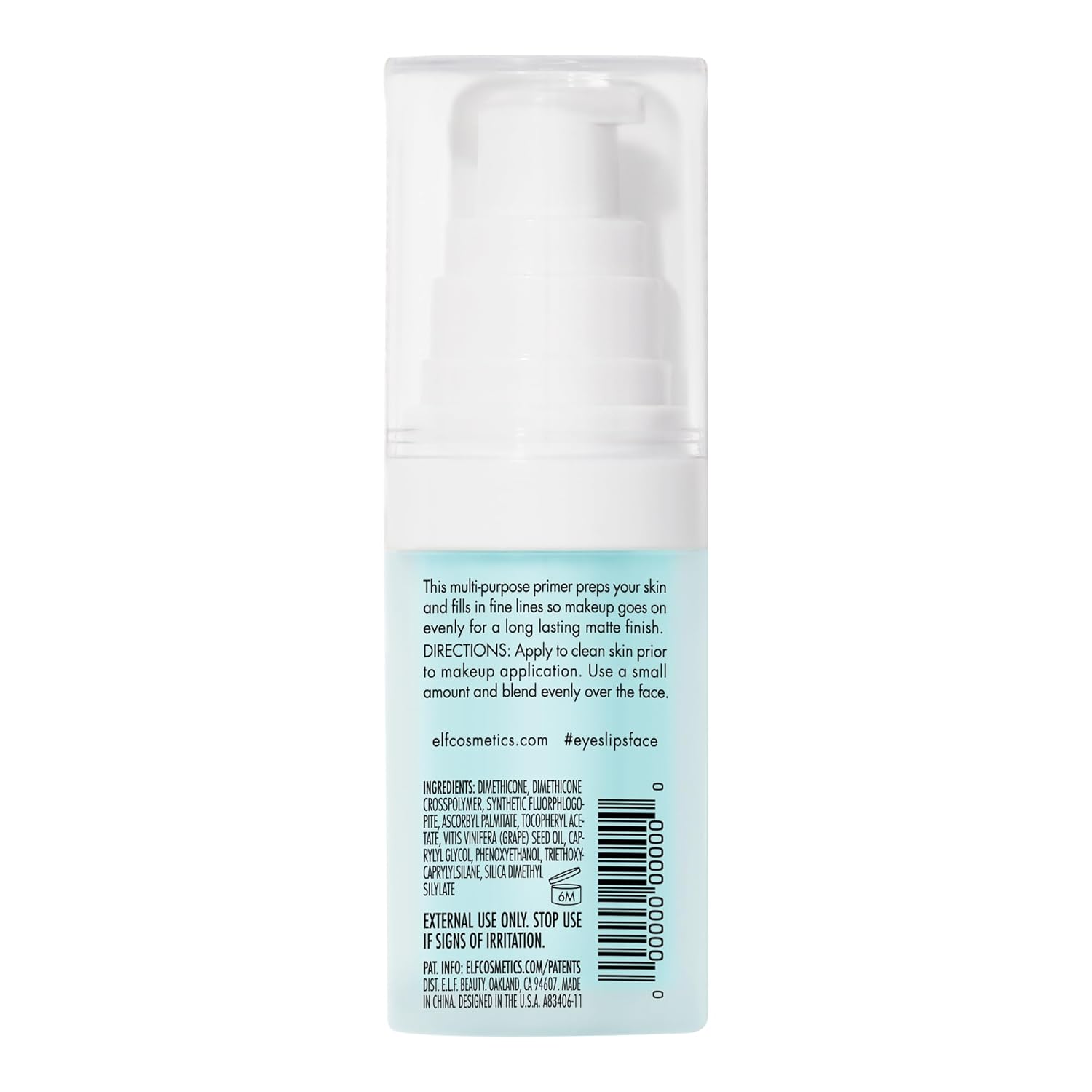 e.l.f. Hydrating Face Primer, Makeup Primer For Flawless, Smooth Skin & Long-Lasting Makeup, Fills In Pores & Fine Lines, Vegan & Cruelty-free, Small - Image 9