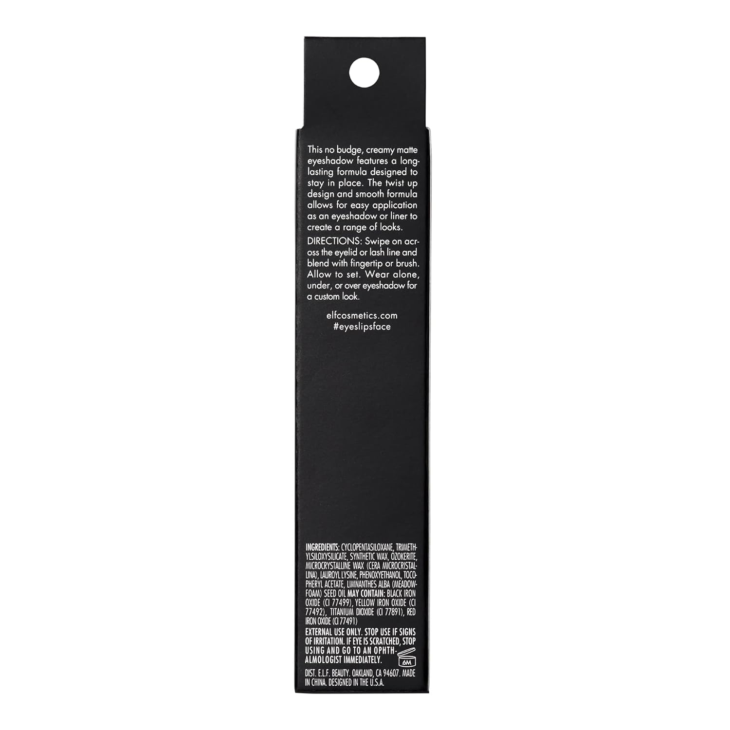 e.l.f. No Budge Matte Shadow Stick, One-Swipe Cream Eyeshadow Stick, Long-Wear & Crease Resistant, Matte Finish, Trift Shop - Image 4