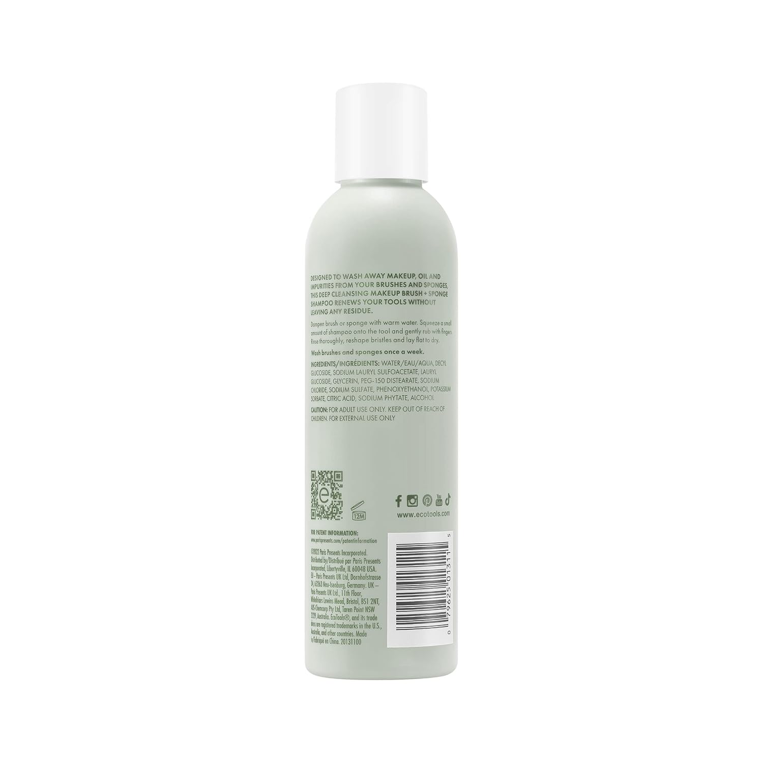 Ecotools Makeup Brush Cleaner Cleansing Shampoo, 6 oz - Image 10